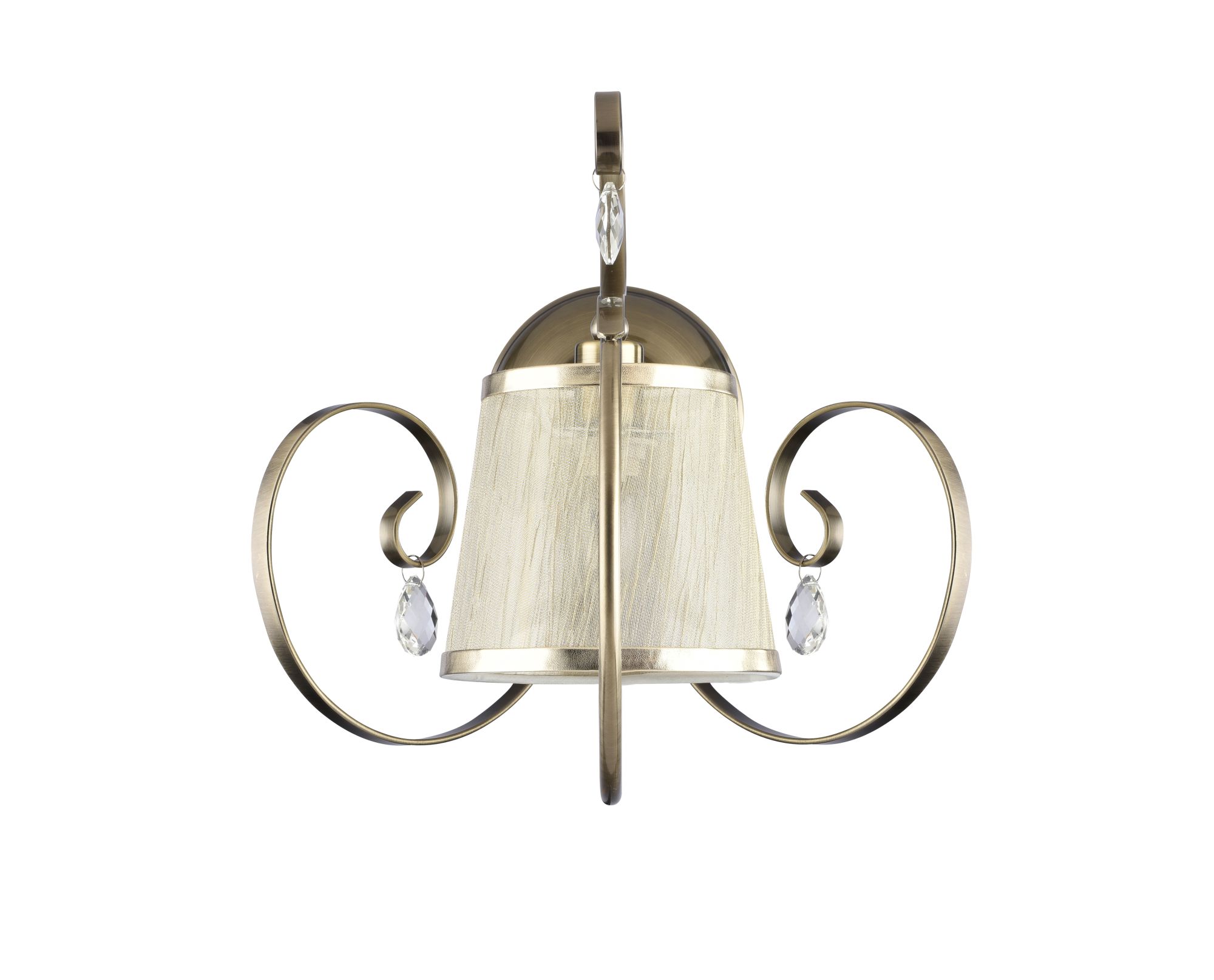 Светильники серии Simone выполнены в классическом стиле. Арматура цвета «античное серебро»