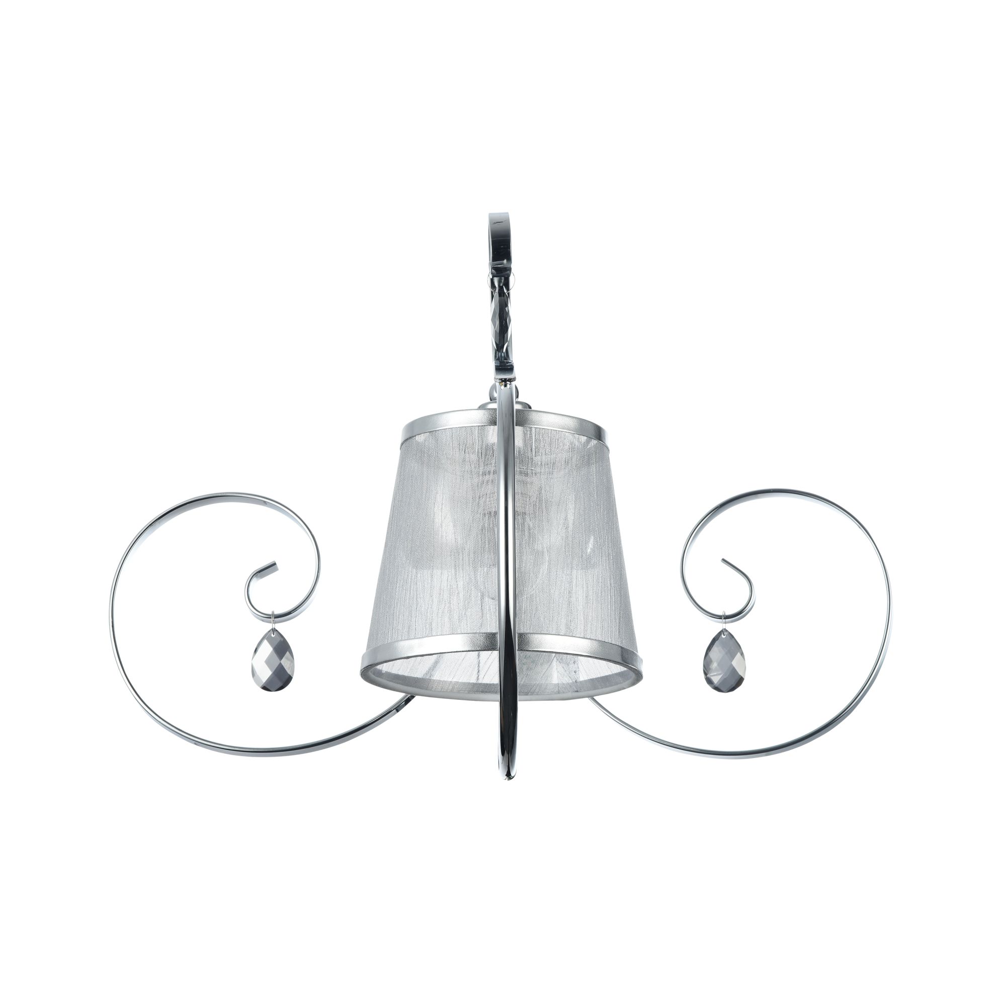 Светильники серии Simone выполнены в классическом стиле. Арматура цвета «античное серебро»