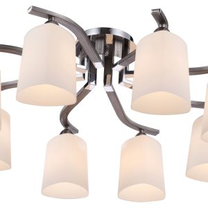 Серия в современном стиле. Каркас светильников выполнен из металла