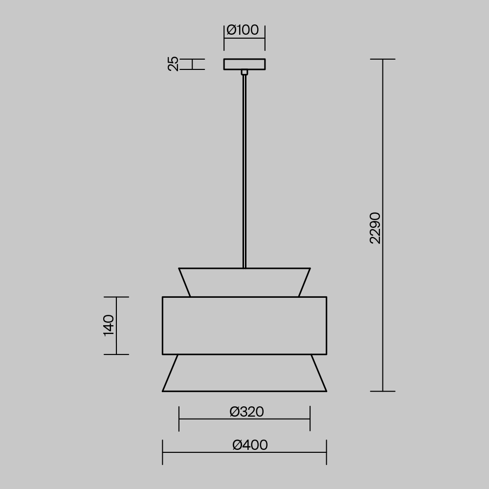 Подвесной светильник Freya FR5492PL-01B — изображение 4