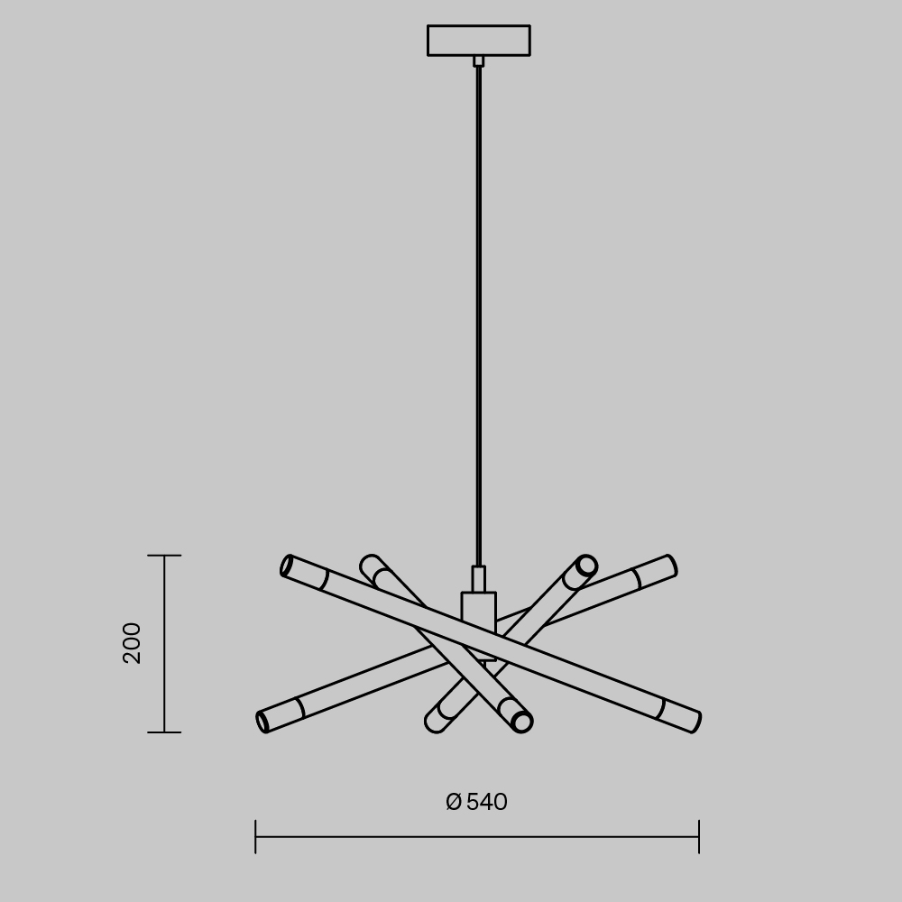 Подвесной светильник Freya FR6130PL-L24B — изображение 2