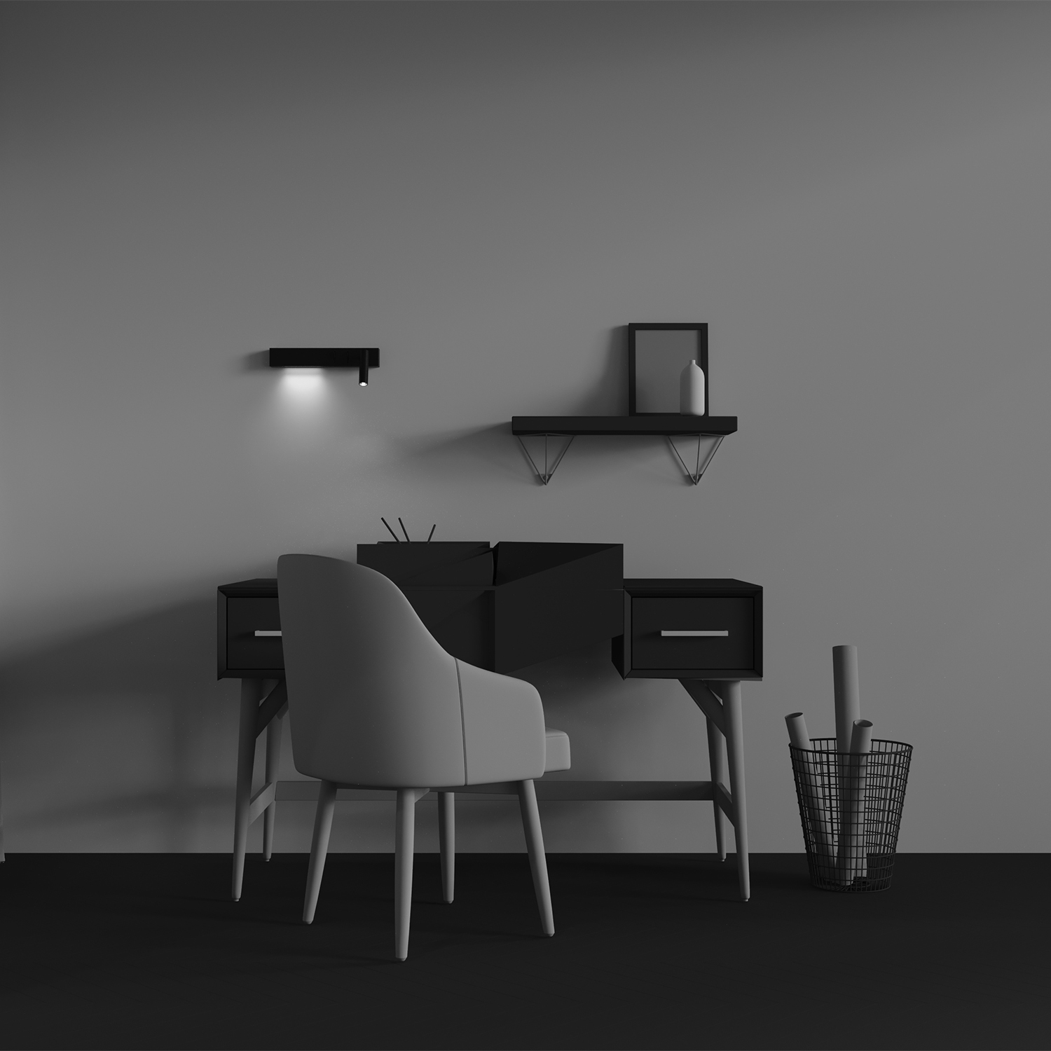 Настенный светильник (бра) Comodo 3000К 8Вт IP 20 Настенный светильник (бра) Technical C031WL-L8B3K1 — изображение 2