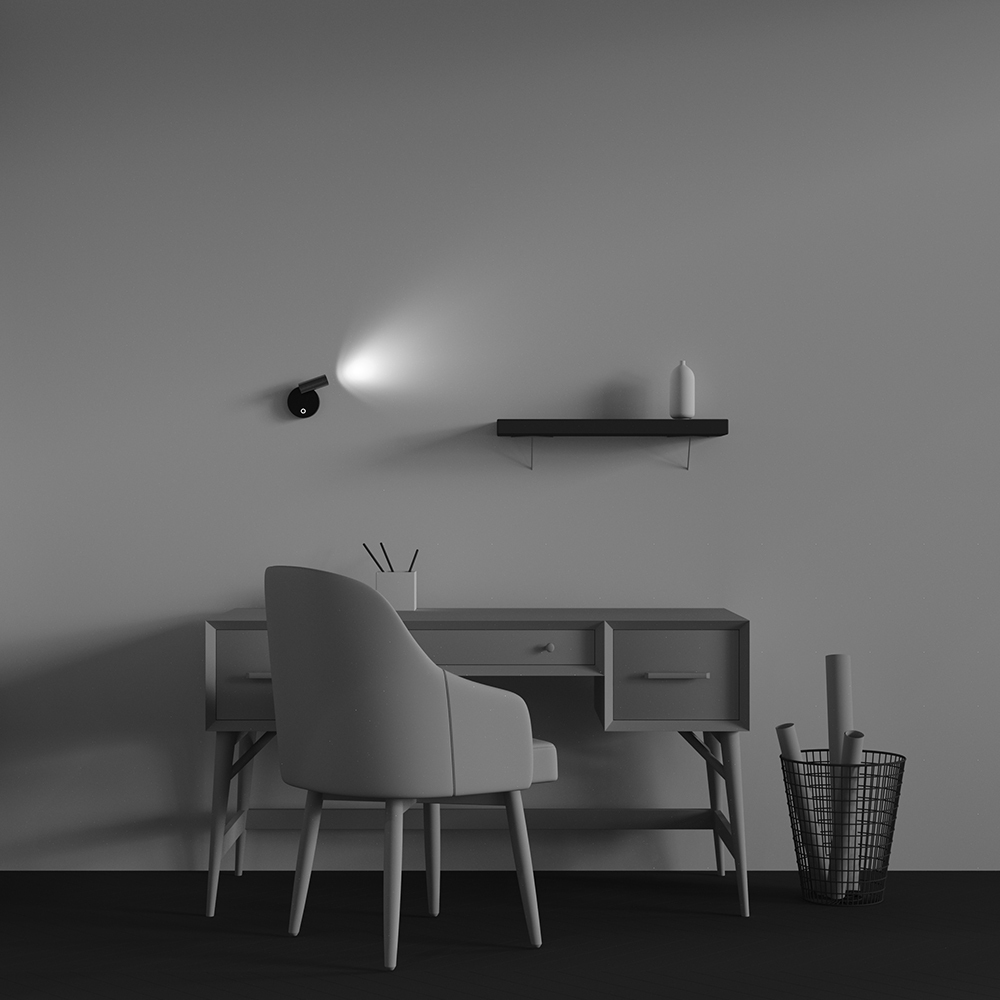 Настенный светильник (бра) Twist 3000K 3Вт IP 20 Настенный светильник (бра) Technical C081WL-L3BBS3K — изображение 4