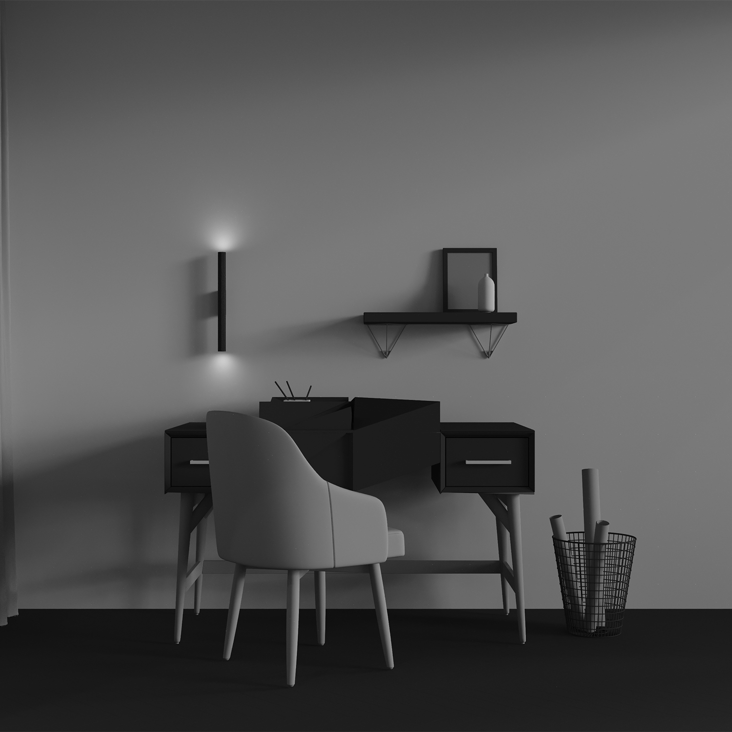 Настенный светильник Calipso 2700К 12Вт 36° Настенный светильник (бра) Technical C082WL-12W2.7K-B — изображение 3