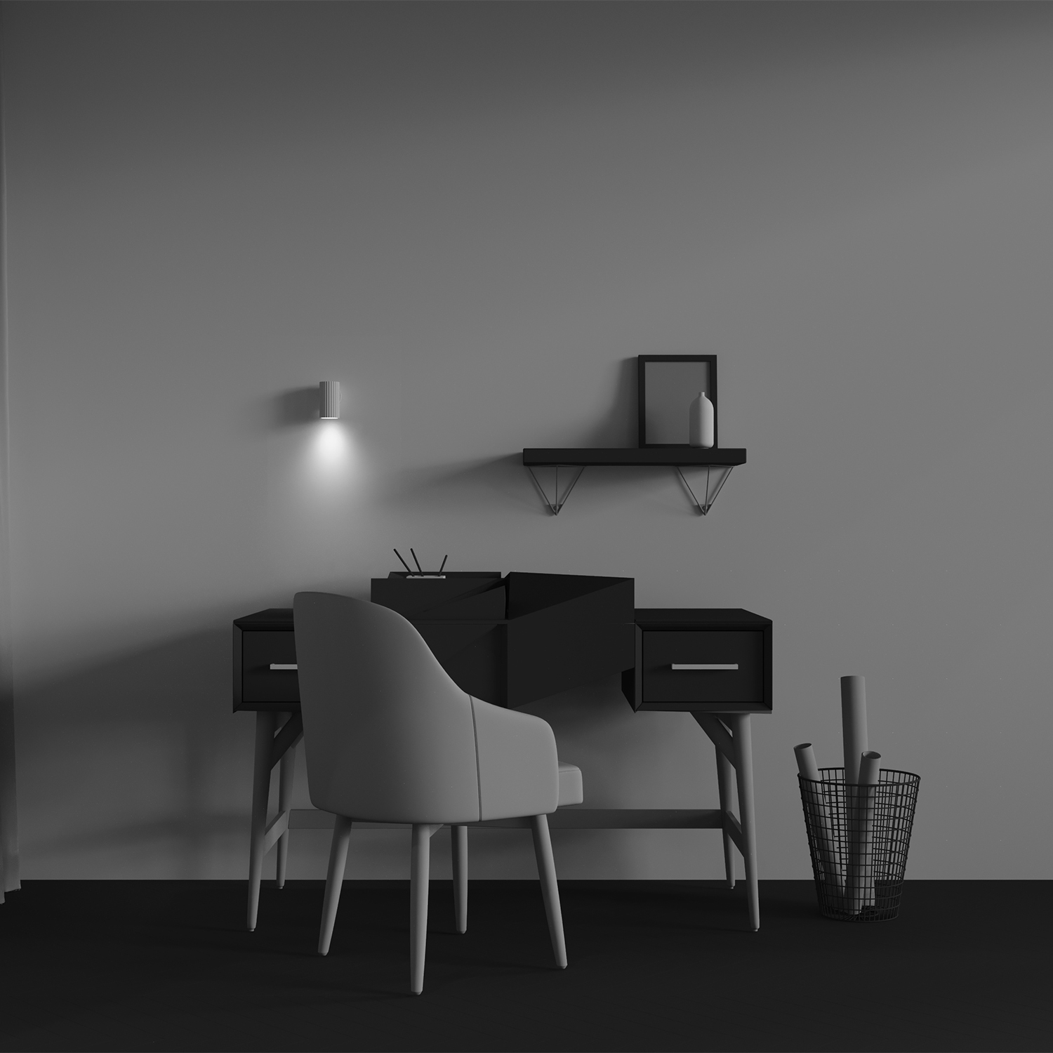 Настенный светильник Calipso GU10 10Вт Настенный светильник (бра) Technical C106WL-01-GU10-W — изображение 3