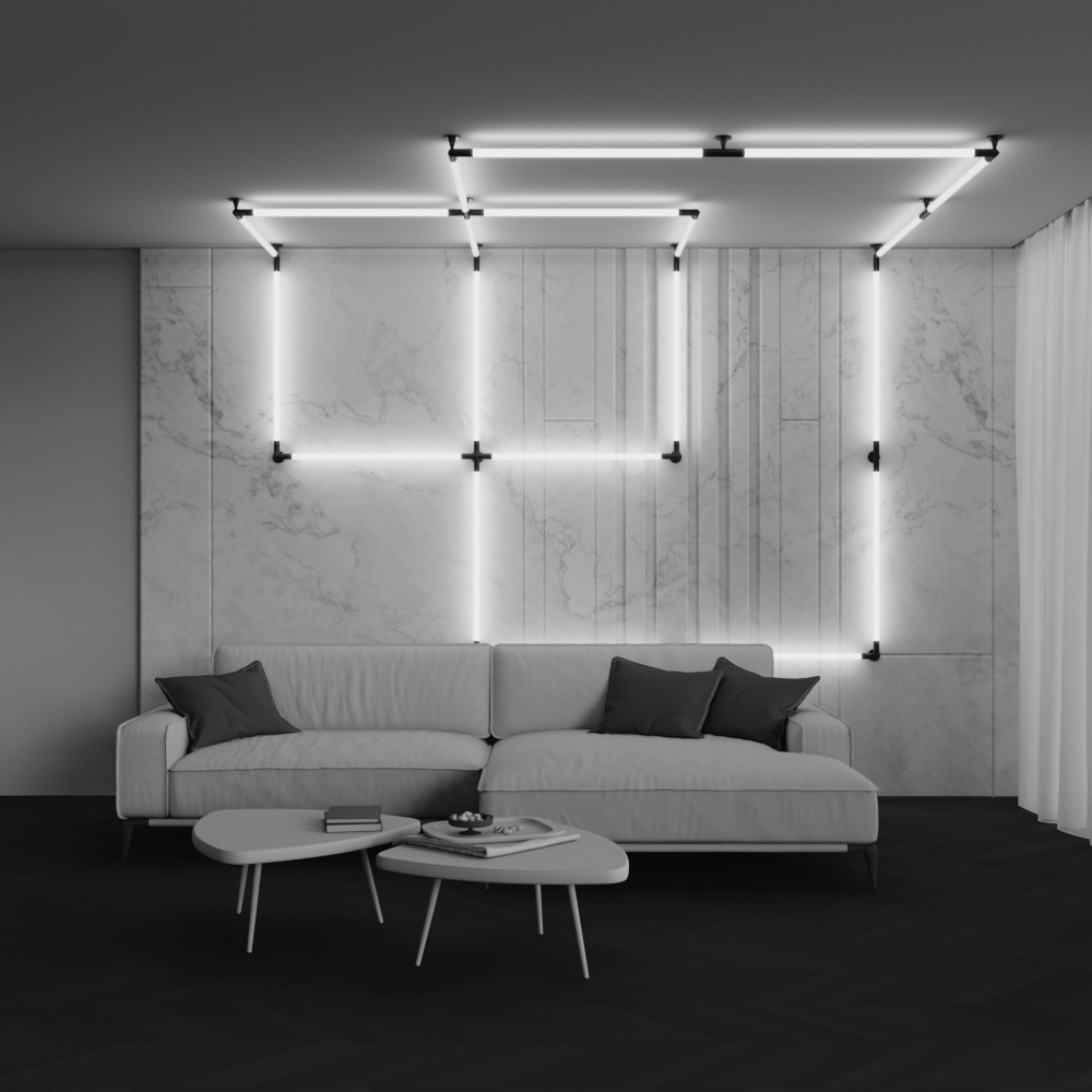 Светильник Larc для системы освещения Shelf 3000К 13Вт 360° Светильник Technical C148CL-L900-13W3K-B — изображение 4