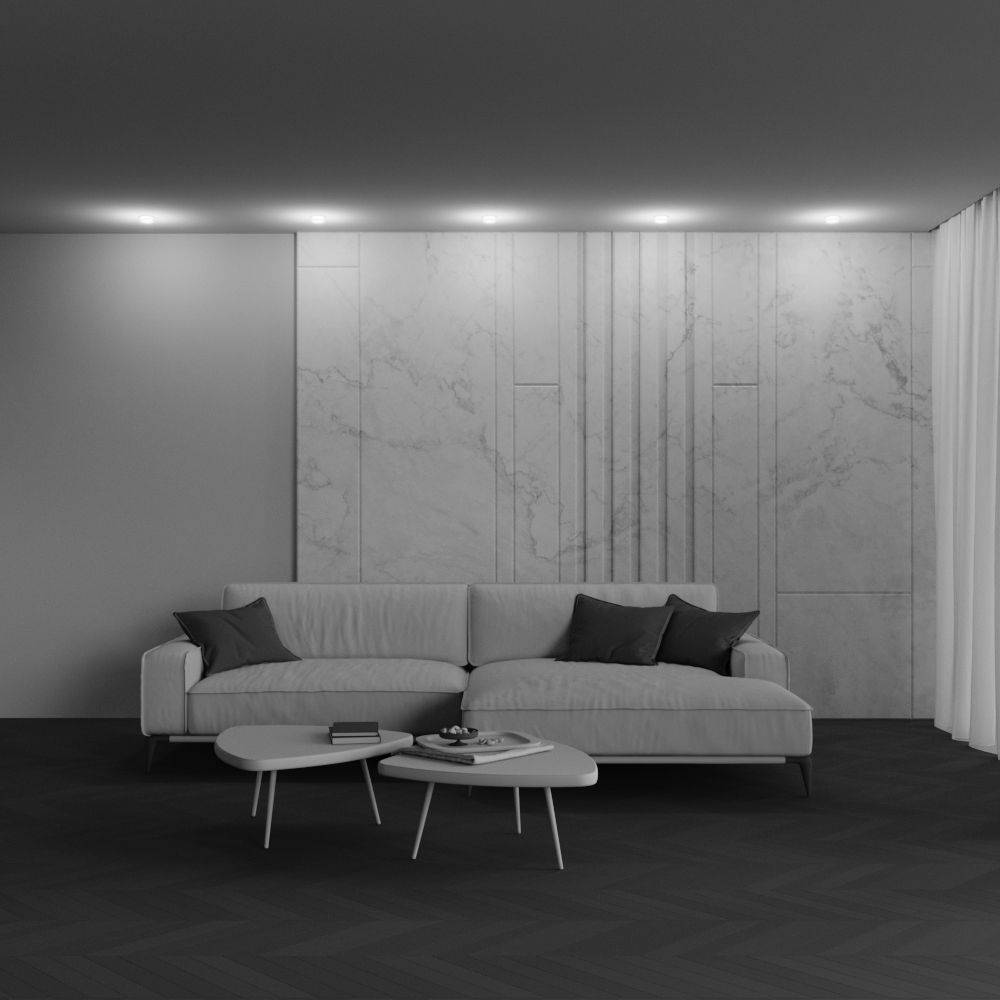 Встраиваемый светильник Nude 4000K 12Вт 180° IP 20 Встраиваемый светильник Technical DL065-12W4K-W — изображение 2