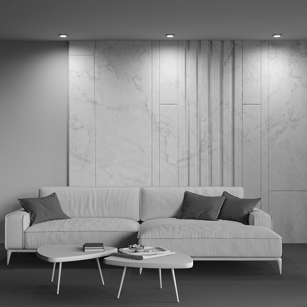 Встраиваемый светильник Hoop GX53 1x12Вт Встраиваемый светильник Technical DL086-GX53-SQ-BW — изображение 4