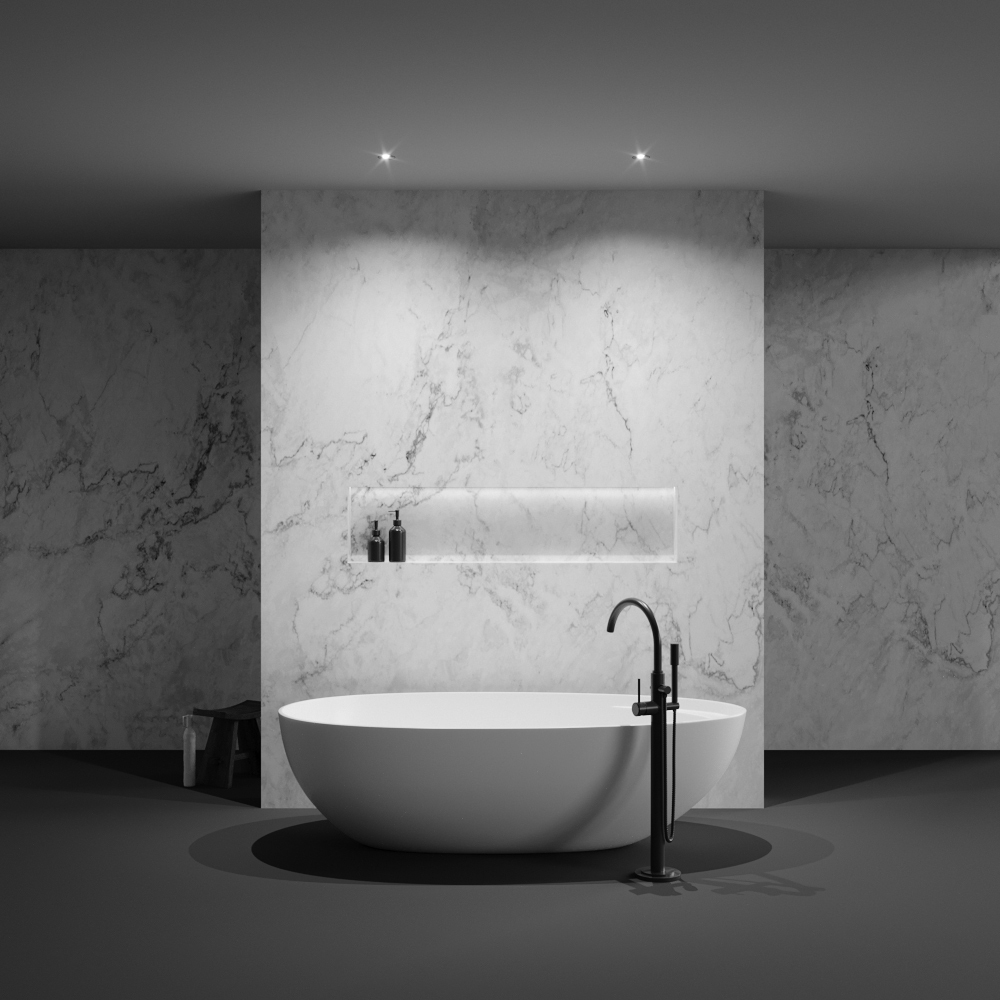 Встраиваемый светильник Flint GU10 10Вт IP 44 Встраиваемый светильник Technical DL101-GU10-TRS-B — изображение 3