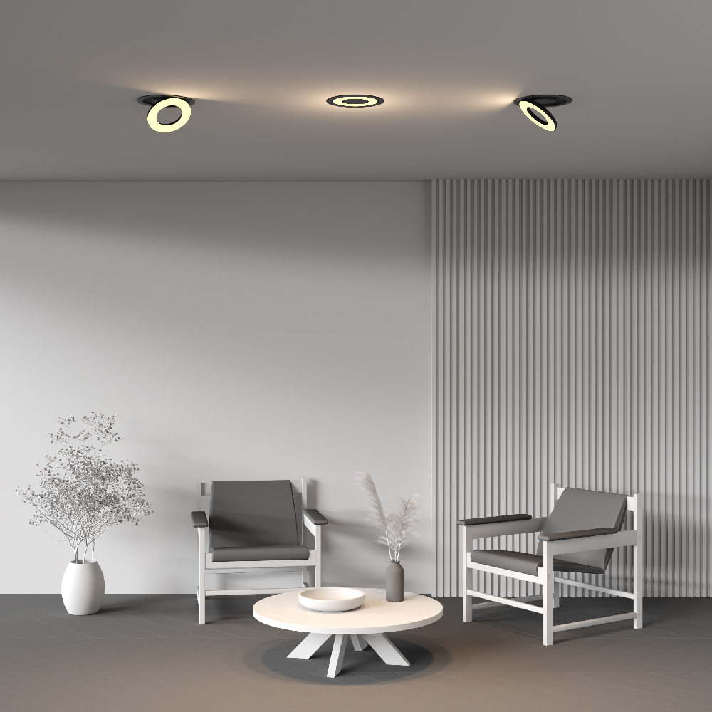 Встраиваемый светильник Vector 2700K 12Вт 110° Встраиваемый светильник Technical DL102-12W2.7K-B — изображение 4