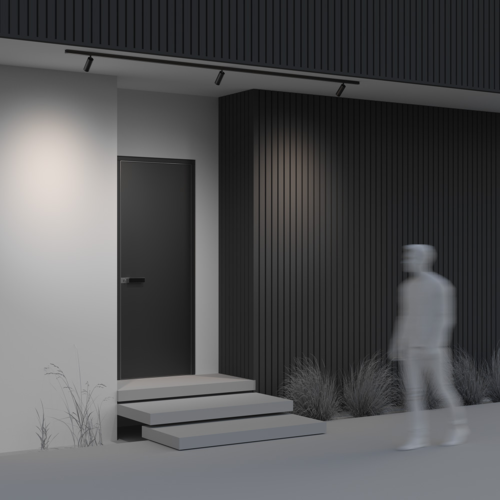 Уличный трековый светильник Focus Led Exility IP 4000К 15Вт 36° черный Уличный трековый светильник Outdoor O-TR02-1-S-15WB4K — изображение 4