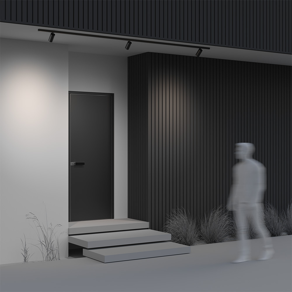 Уличный трековый светильник Focus Led Exility IP 4000К 20Вт 36° черный Уличный трековый светильник Outdoor O-TR02-1-S-20WB4K — изображение 4