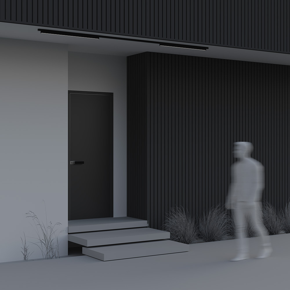 Уличный трековый светильник Basis Exility IP 4000К 24Вт 120° черный Уличный трековый светильник Outdoor O-TR02-1-S-24WB4K — изображение 4