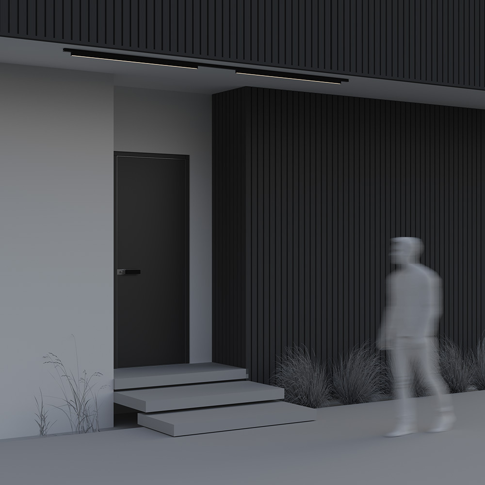 Уличный трековый светильник Basis Exility IP 4000К 30Вт 120° черный Уличный трековый светильник Outdoor O-TR02-1-S-30WB4K — изображение 4