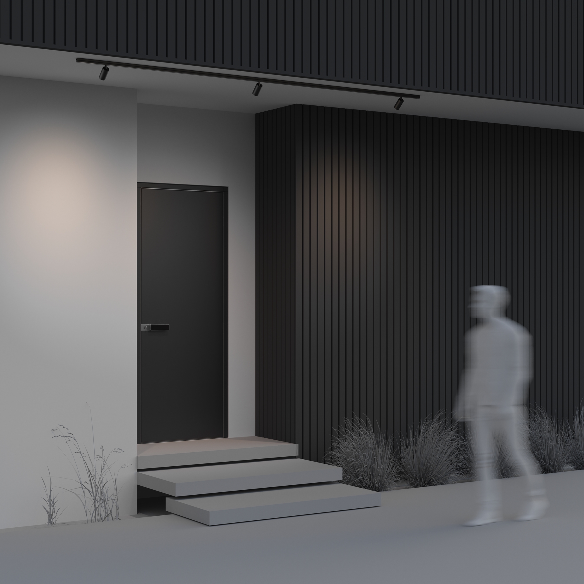 Уличный трековый светильник Focus Led Exility IP 3000К 8Вт 36° черный Уличный трековый светильник Outdoor O-TR02-1-S-8WB3K — изображение 4