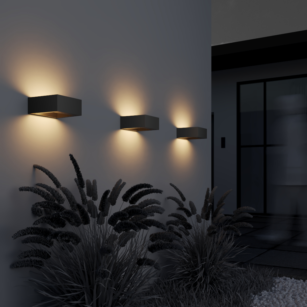 Настенный светильник (бра) Cont 3000K 18Вт IP 54 Уличный настенный светильник Outdoor O464WL-L18GF3K — изображение 2