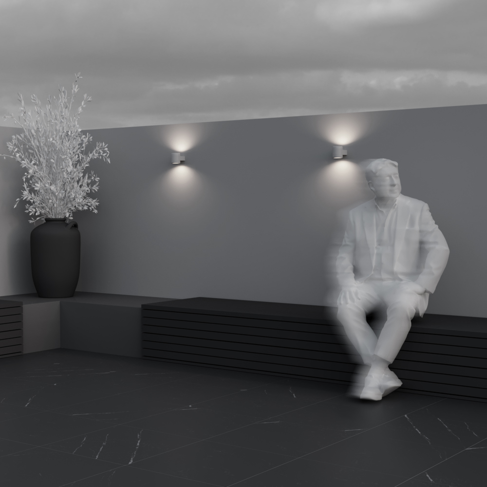 Настенный светильник (бра) Orbit 3000К 6Вт IP 54 Уличный настенный светильник Outdoor O490WL-L6W3K — изображение 4