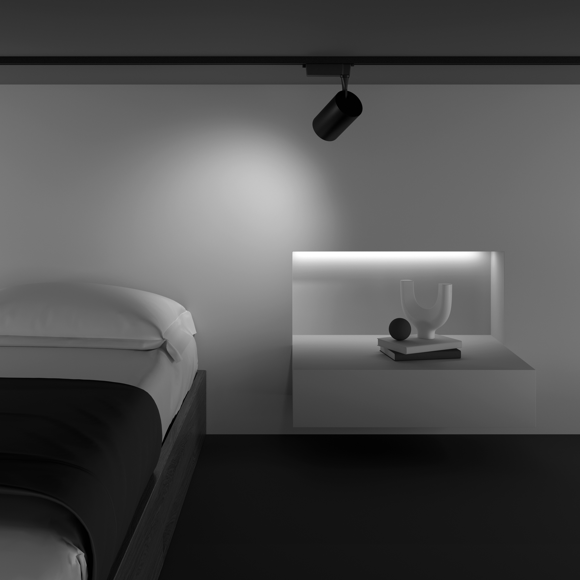 Трековый светильник Vuoro Unity 3000K 15Вт 60° Трековый светильник Technical TR003-1-15W3K-W-B — изображение 4