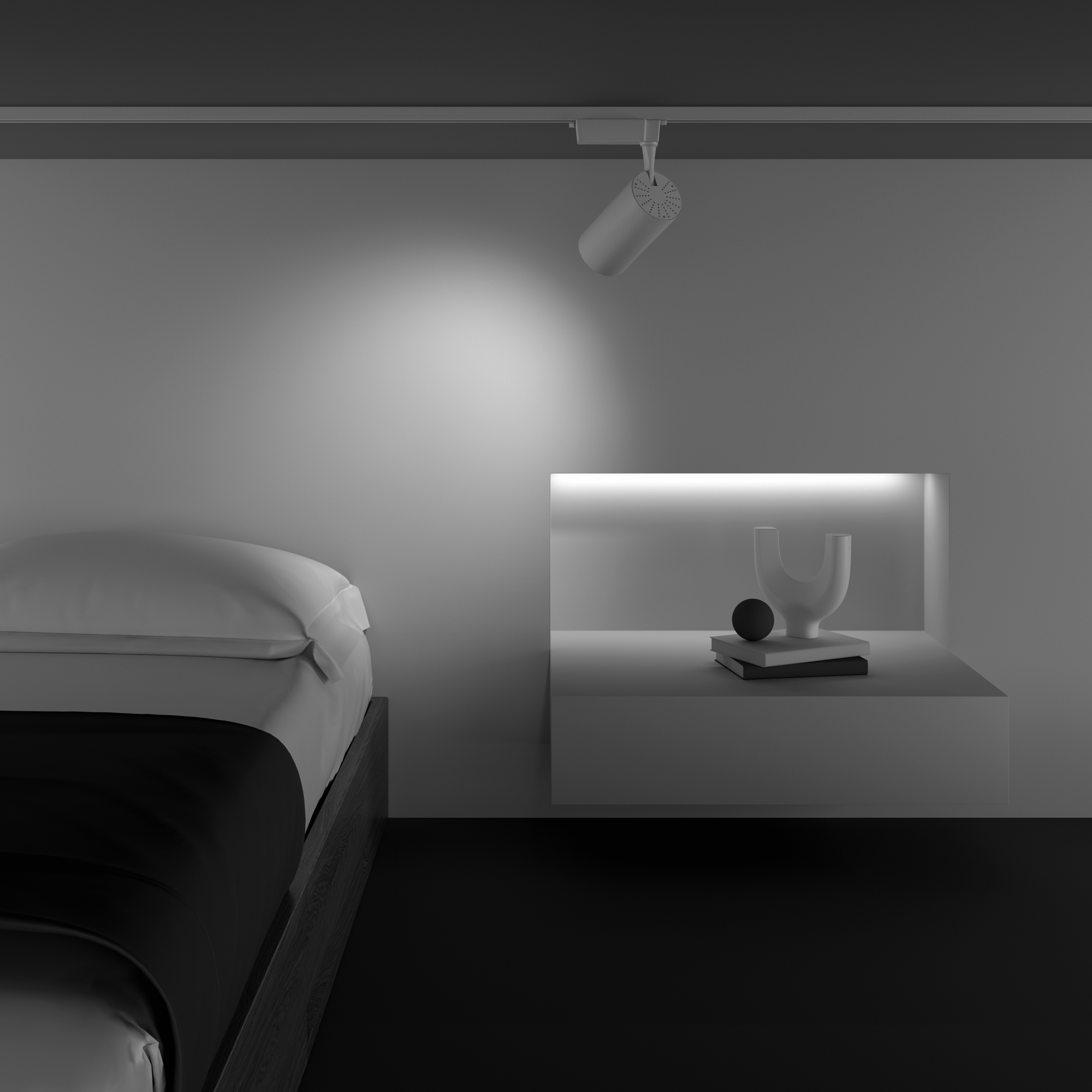 Трековый светильник Vuoro Unity 3000K 36Вт 60° Трековый светильник Technical TR003-1-36W3K-W-W — изображение 4