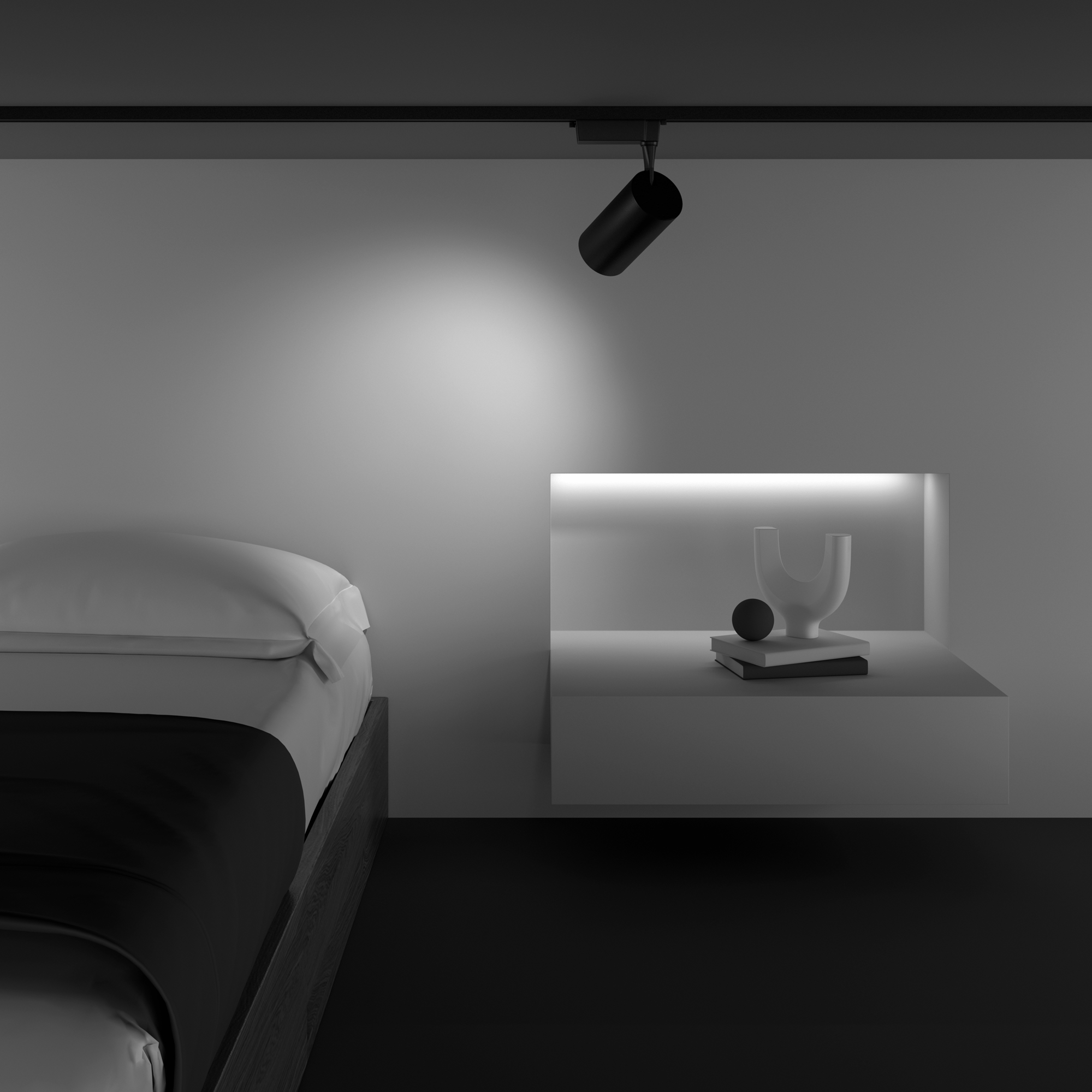 Трековый светильник Vuoro Unity 4000K 36Вт 60° Трековый светильник Technical TR003-1-36W4K-W-B — изображение 4