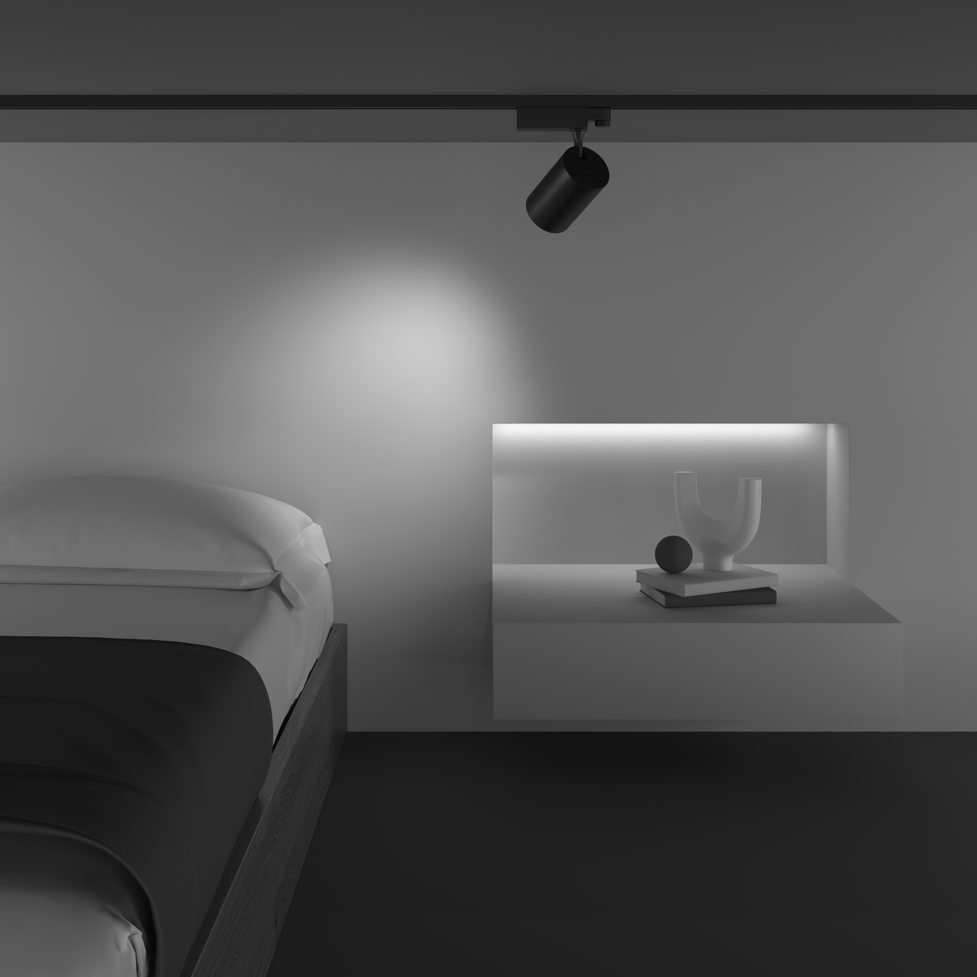 Трековый светильник Vuoro Trinity 3000K 20Вт 36° Трековый светильник Technical TR029-3-20W3K-M-B — изображение 4