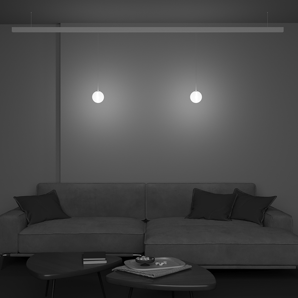 Трековый подвесной светильник Luna Exility 2700-4000K 5Вт 360° Dim Dali1 Трековый светильник Technical TR039-4-5WTW-DD-W — изображение 3