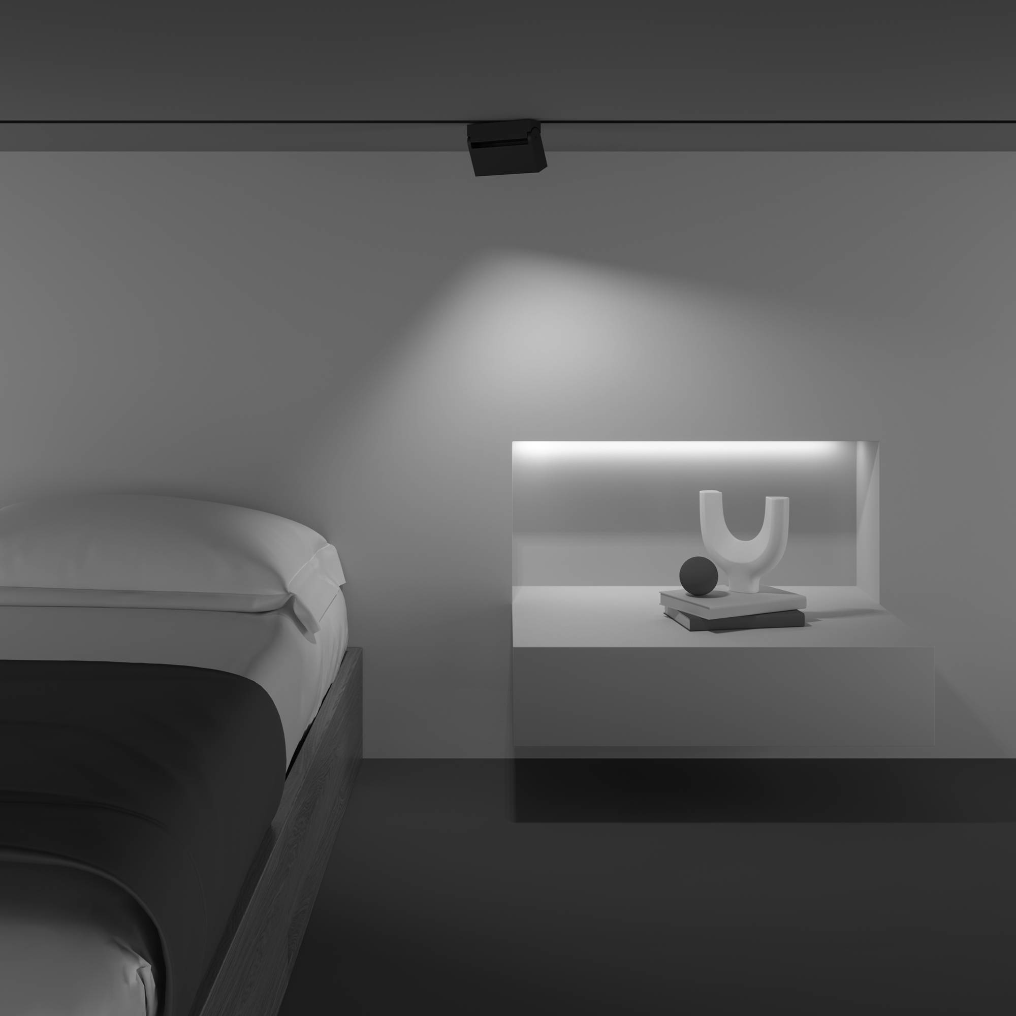 Трековый светильник Points Rot Gravity 3000K 10Вт 30° Трековый светильник Technical TR077-2-10W3K-B — изображение 3