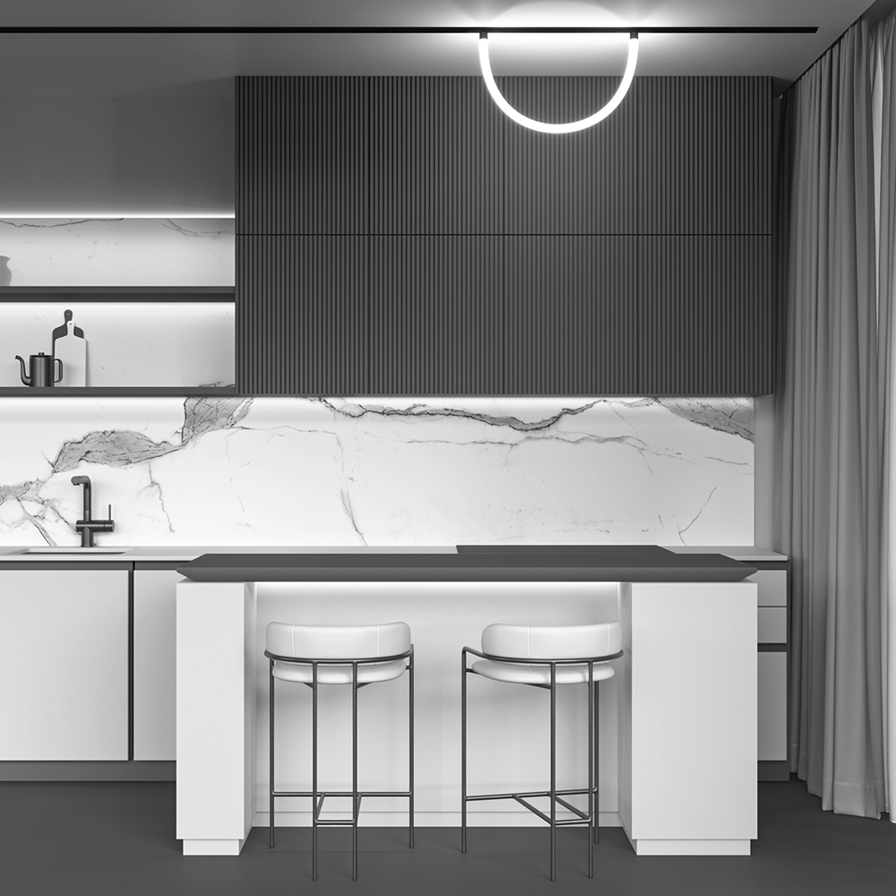 Трековый подвесной светильник Tau Exility 4000K 20Вт 360° Трековый подвесной светильник Technical TR101-2-20W4K-B — изображение 4