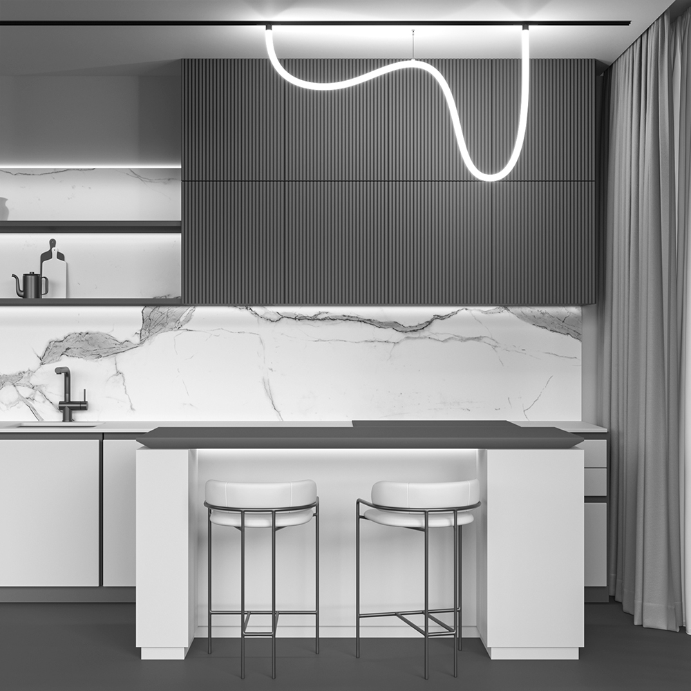 Трековый подвесной светильник Tau Exility 4000K 50Вт 360° Трековый подвесной светильник Technical TR101-2-50W4K-B — изображение 4