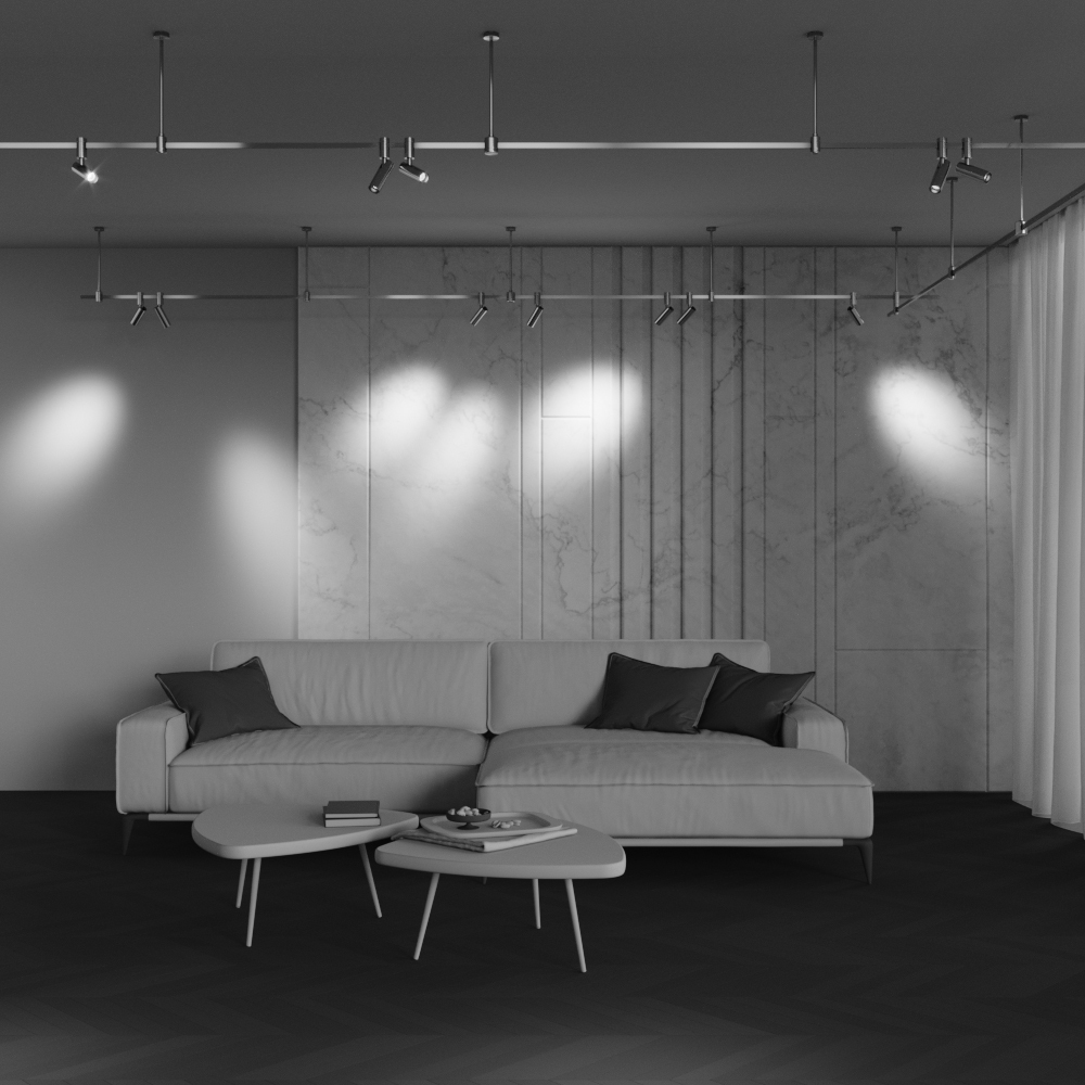 Трековый светильник Focus Led Flarity 4000K 12Вт 50° Трековый светильник Technical TR144-1-12W4K-W-BS — изображение 4