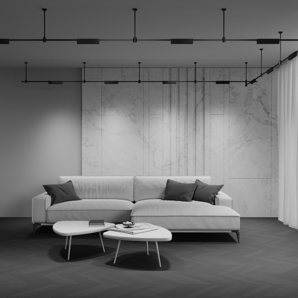 Трековый светильник Points Flarity 4000K 12Вт 40° Трековый светильник Technical TR150-1-12W4K-M-B — изображение 4