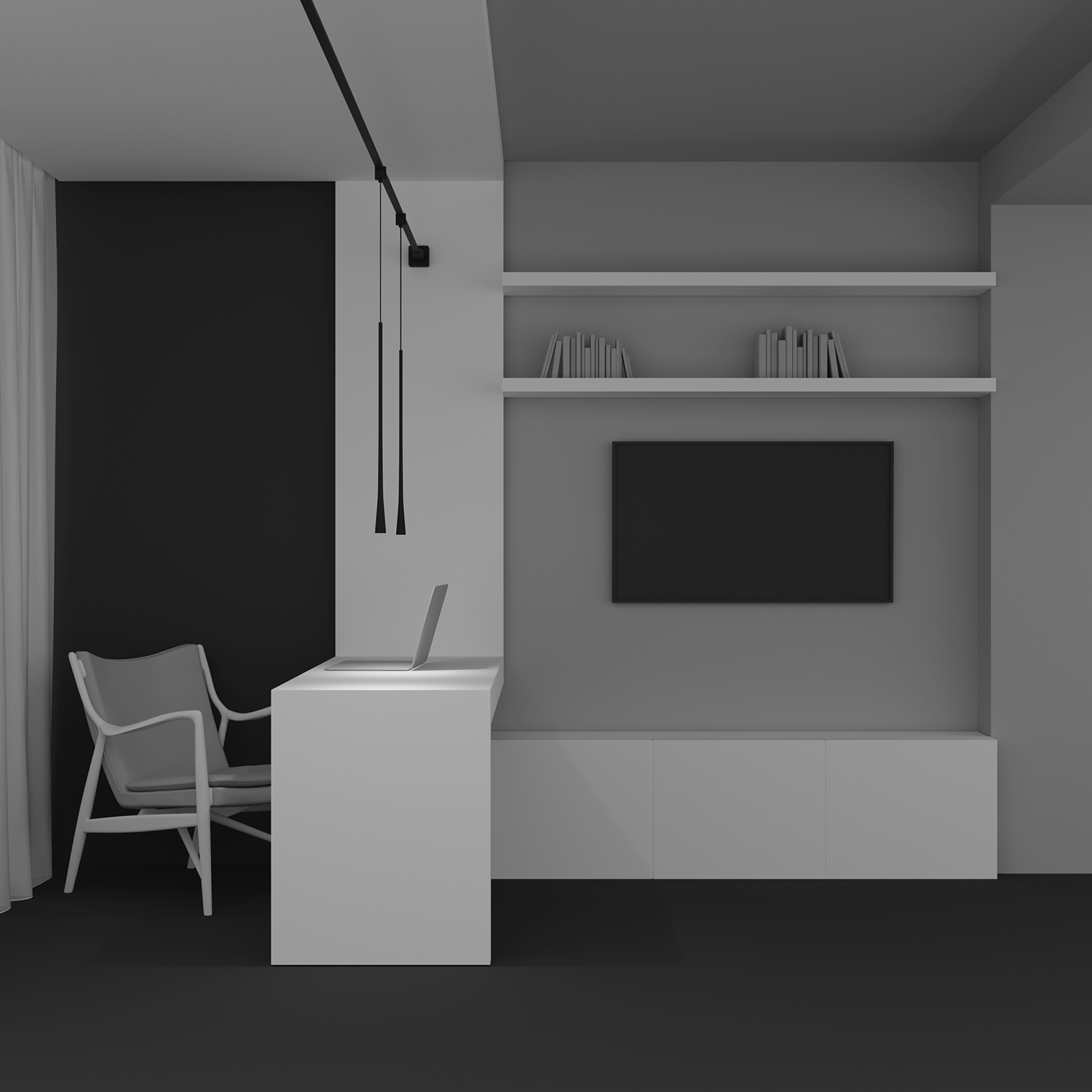 Трековый светильник Waist Elasity 3000К 7Вт 38° Трековый подвесной светильник Technical TR168-1-7W3K-M-B — изображение 4