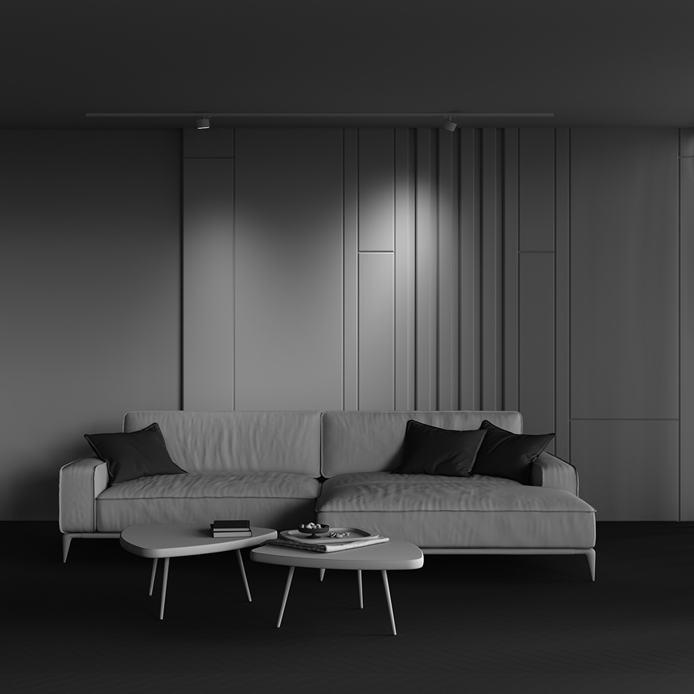 Трековый светильник Glare Unity GX53 12Вт Трековый светильник Technical TR225-1-GX53-W — изображение 4