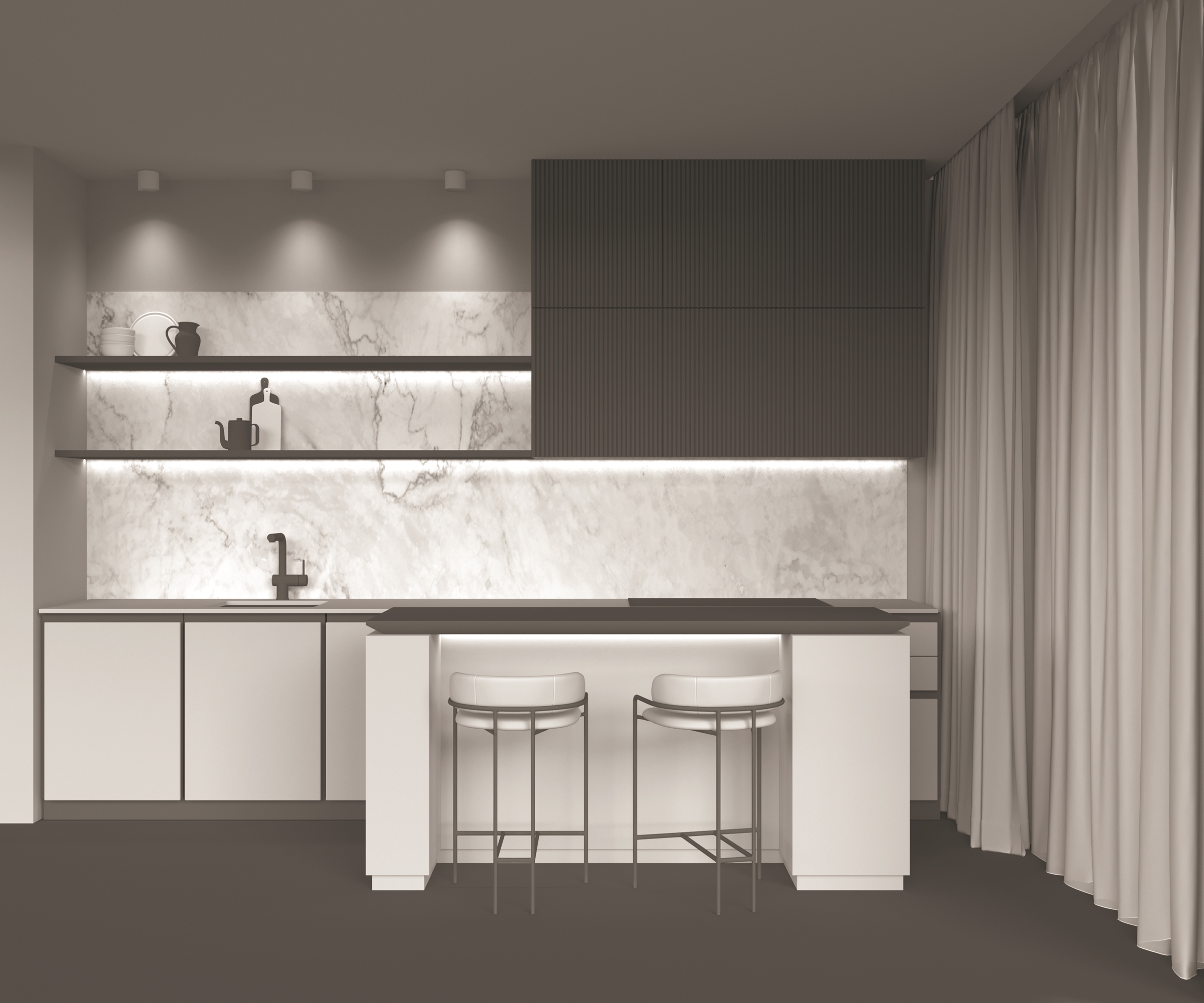 Потолочный светильник Alfa LED 4000K 1x15Вт 60° Потолочный светильник Technical C064CL-01-15W4K-RD-WB — изображение 3