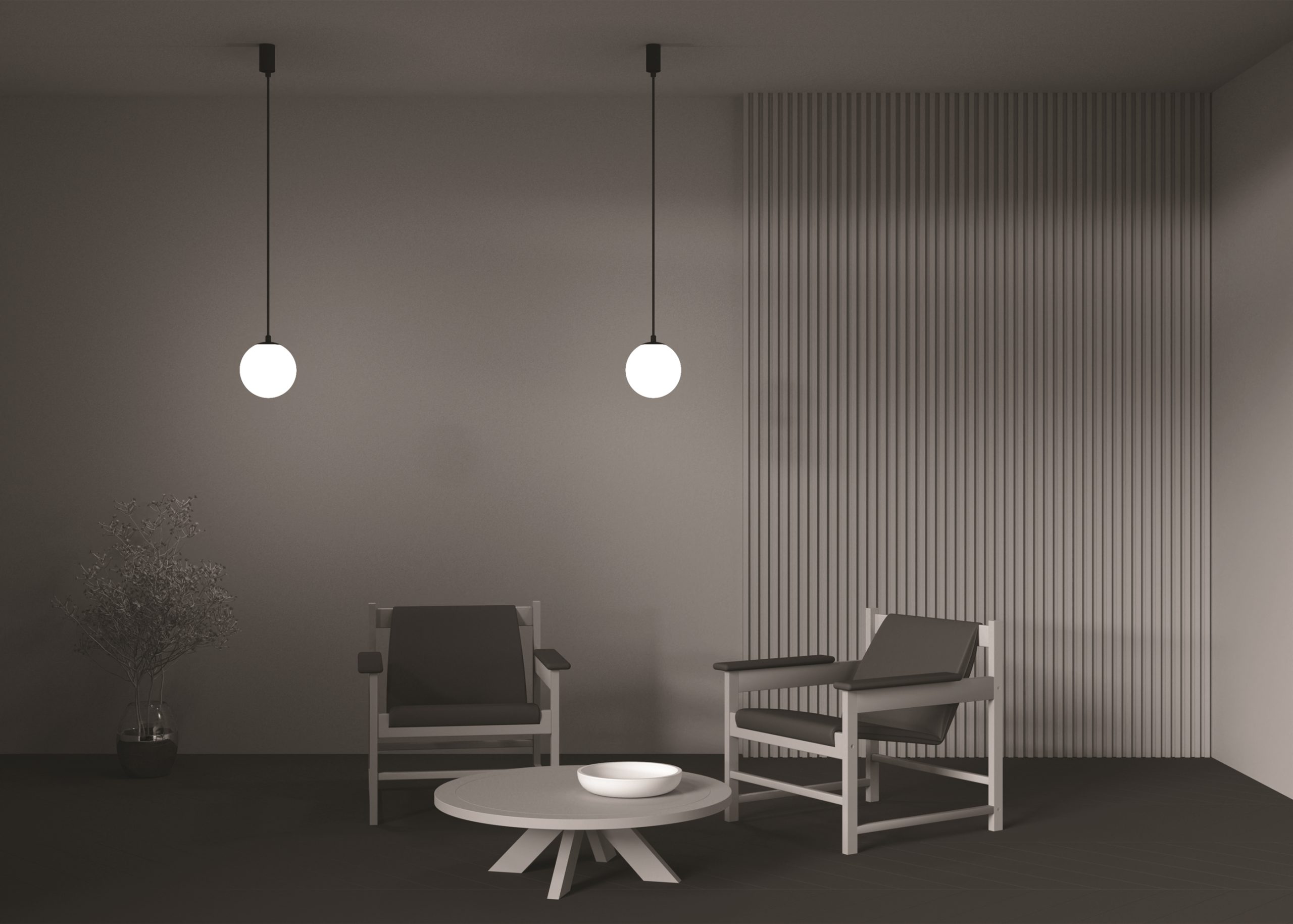 Подвесной светильник LUNA 4000K 1x5Вт 360° Подвесной светильник Technical P039PL-5W4K-20-B — изображение 2