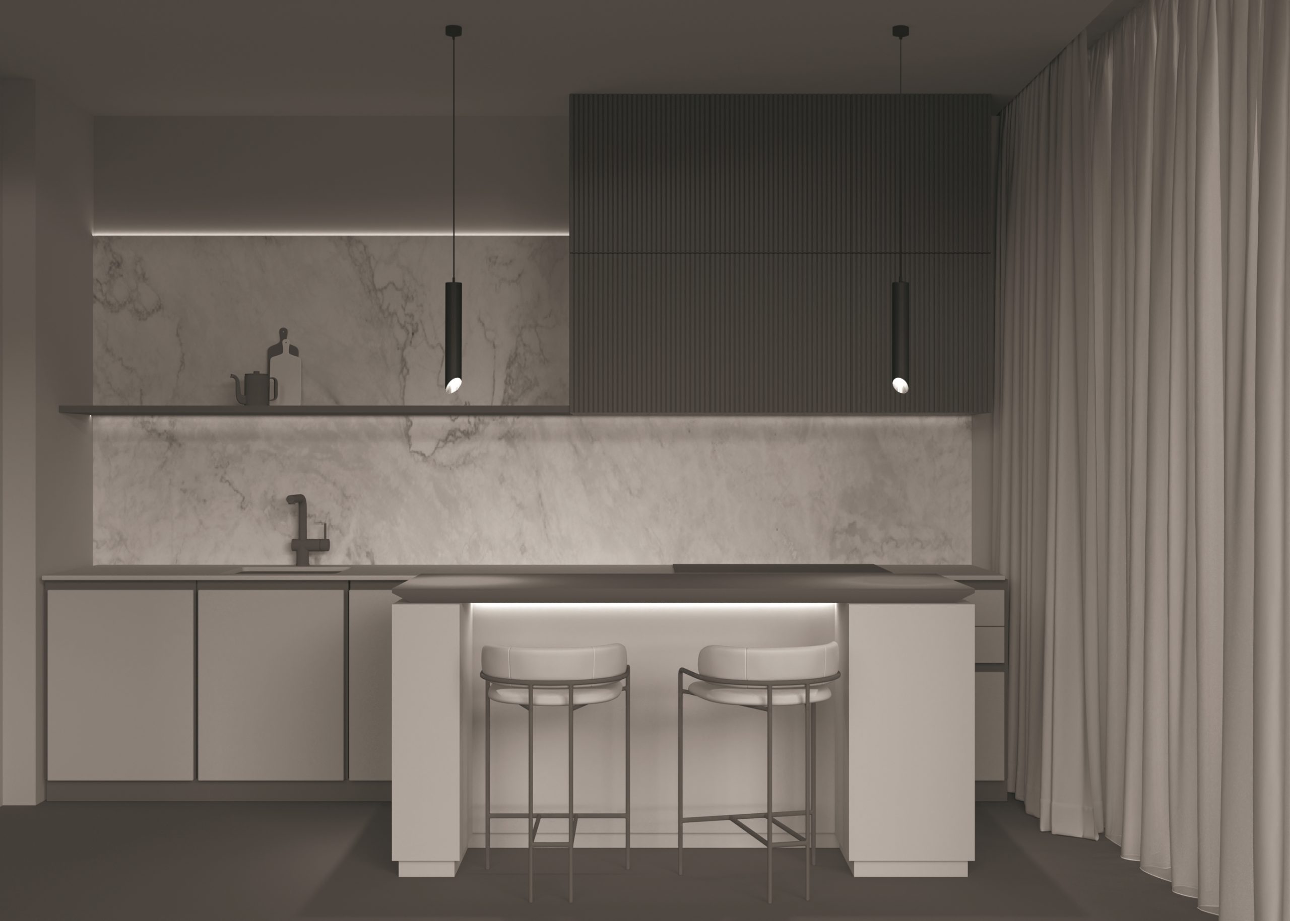 Подвесной светильник Lipari GU10 1x10Вт Подвесной светильник Technical P044PL-01-30GU10-B — изображение 2