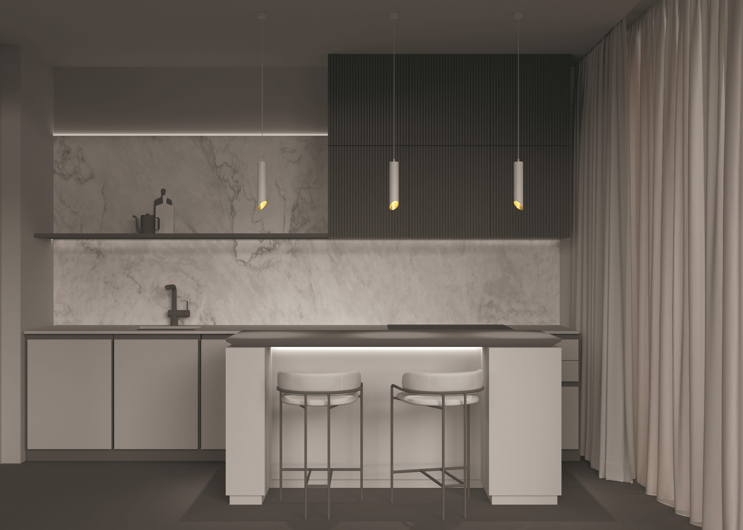 Подвесной светильник Lipari GU10 1x10Вт Подвесной светильник Technical P044PL-01-40GU10-W — изображение 2