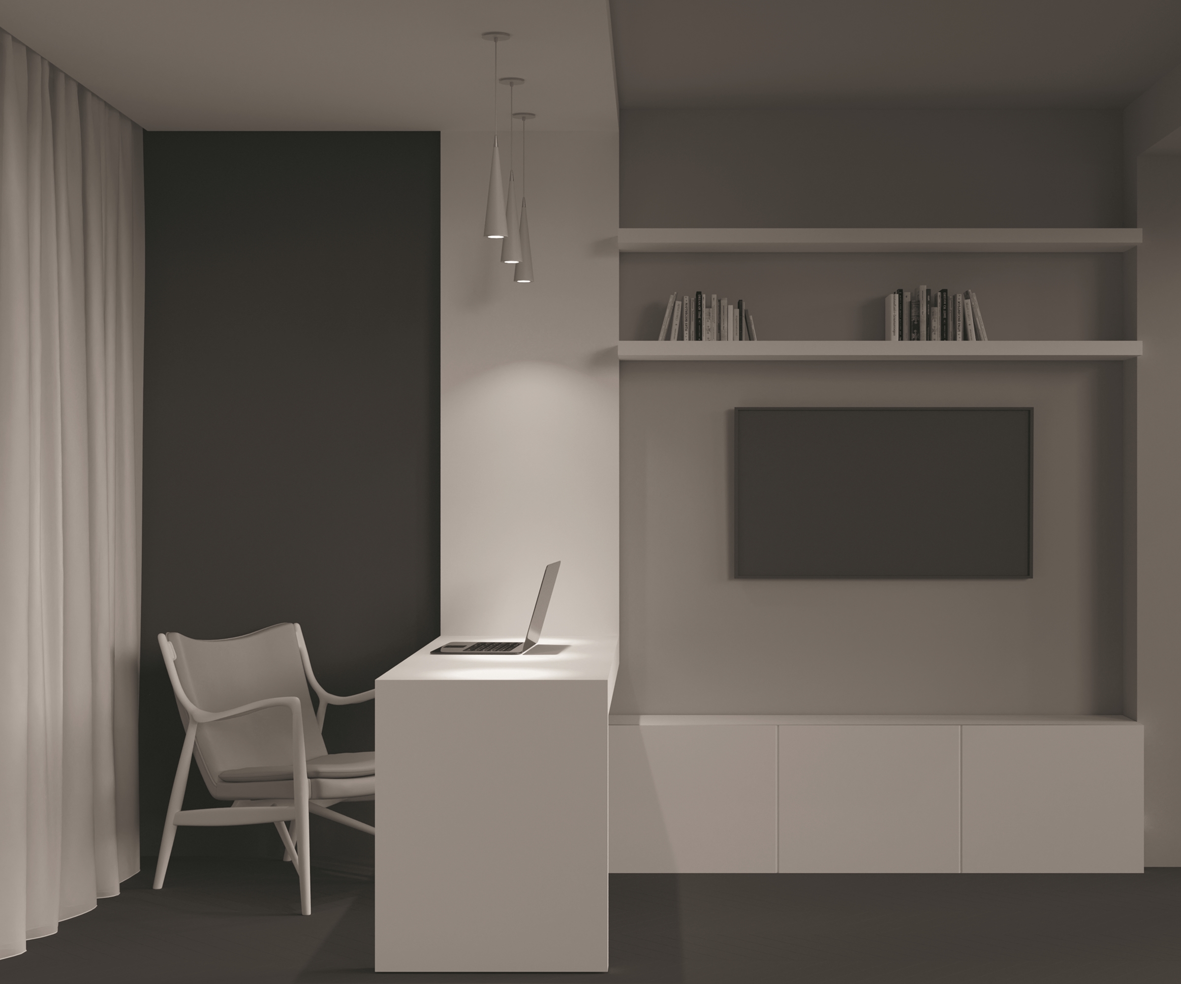 Подвесной светильник Nevill GU10 1x10Вт Подвесной светильник Technical P318-PL-01-W — изображение 3