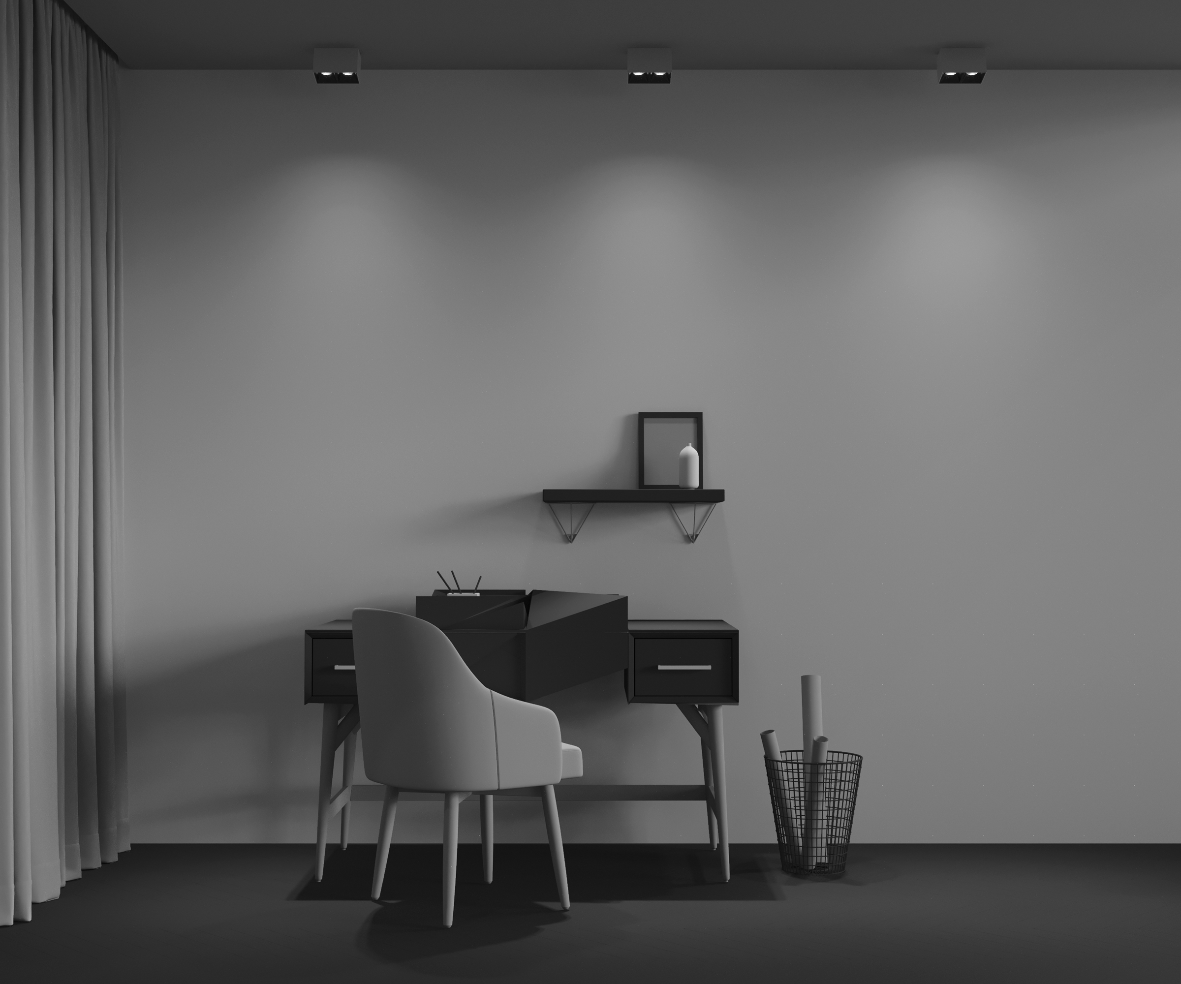 Потолочный светильник Alfa LED 4000K 2x12W 45° Потолочный светильник Technical C065CL-02-L12W4K-W — изображение 3