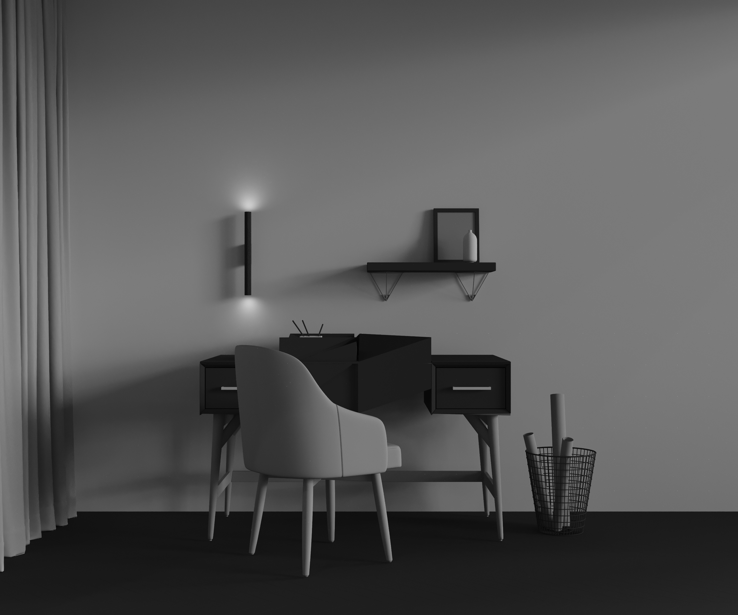 Настенный светильник Calipso 2700К 12Вт 36° Настенный светильник (бра) Technical C082WL-12W2.7K-B — изображение 2