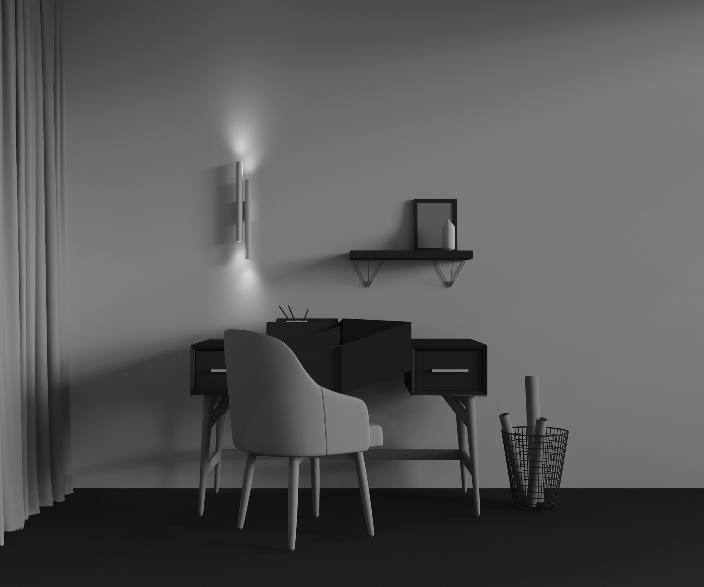 Настенный светильник Calipso 2700К 24Вт 36° Настенный светильник (бра) Technical C082WL-24W2.7K-W — изображение 2