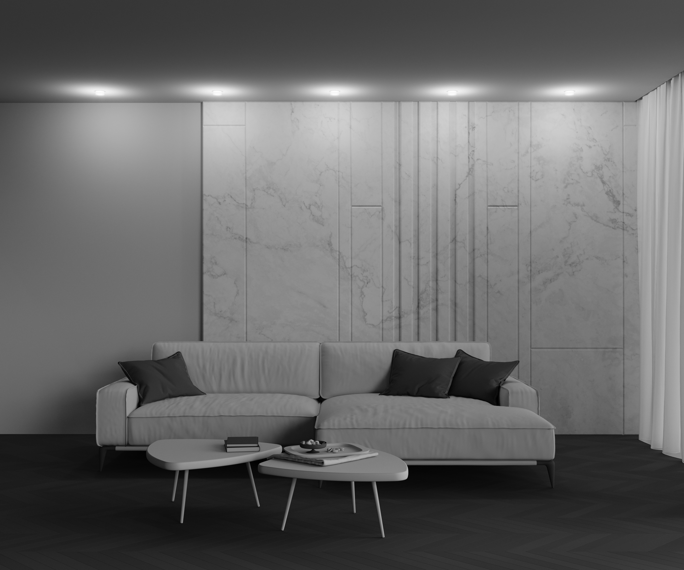 Встраиваемый светильник Nude 4000K 12Вт 180° Встраиваемый светильник Technical DL065-12W4K-TRS-W — изображение 2