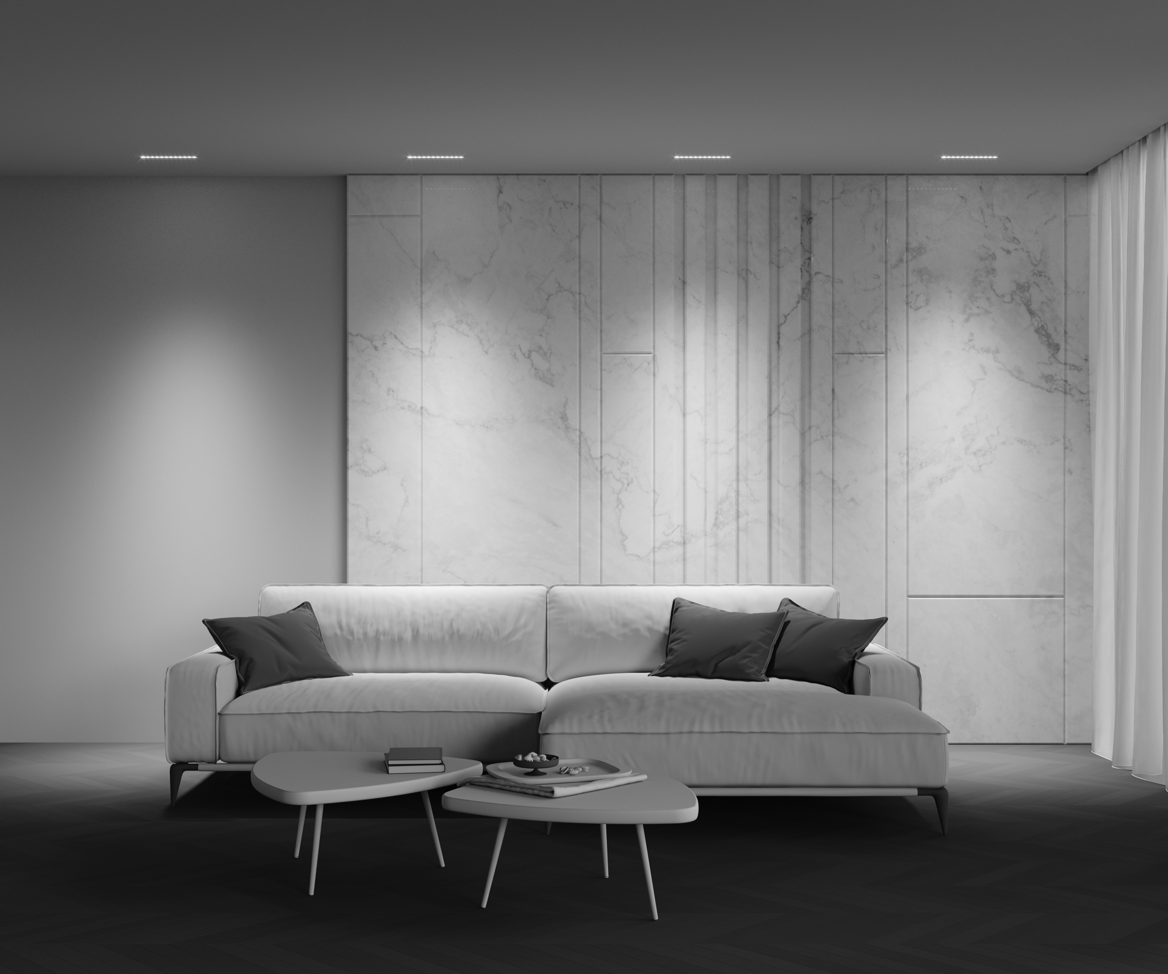 Встраиваемый светильник Points 3000-6000К 20Вт 30° Встраиваемый светильник Technical DL065-20W3-6K-TRS-W — изображение 3