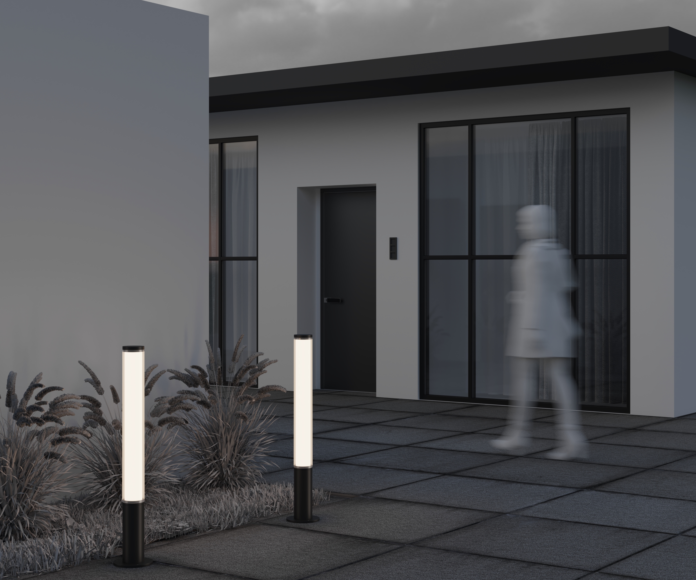 Ландшафтный светильник Ginza 3000К 30Вт IP 54 Ландшафтный светильник Outdoor O041FL-L30B3K — изображение 3