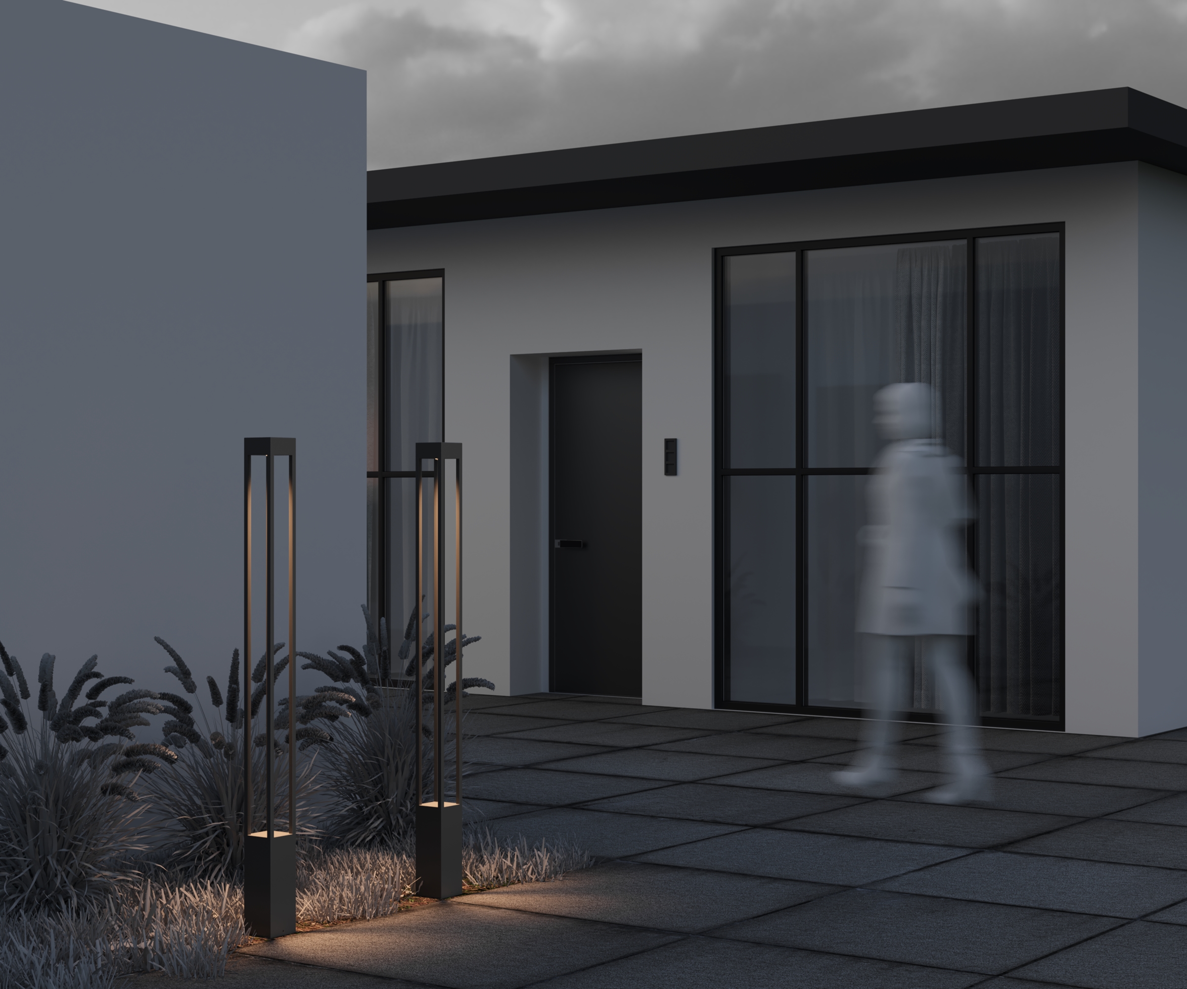 Садово-парковый светильник Elbe 3000К 20Вт IP 65 Садово-парковый светильник Outdoor O424FL-L20GF — изображение 3