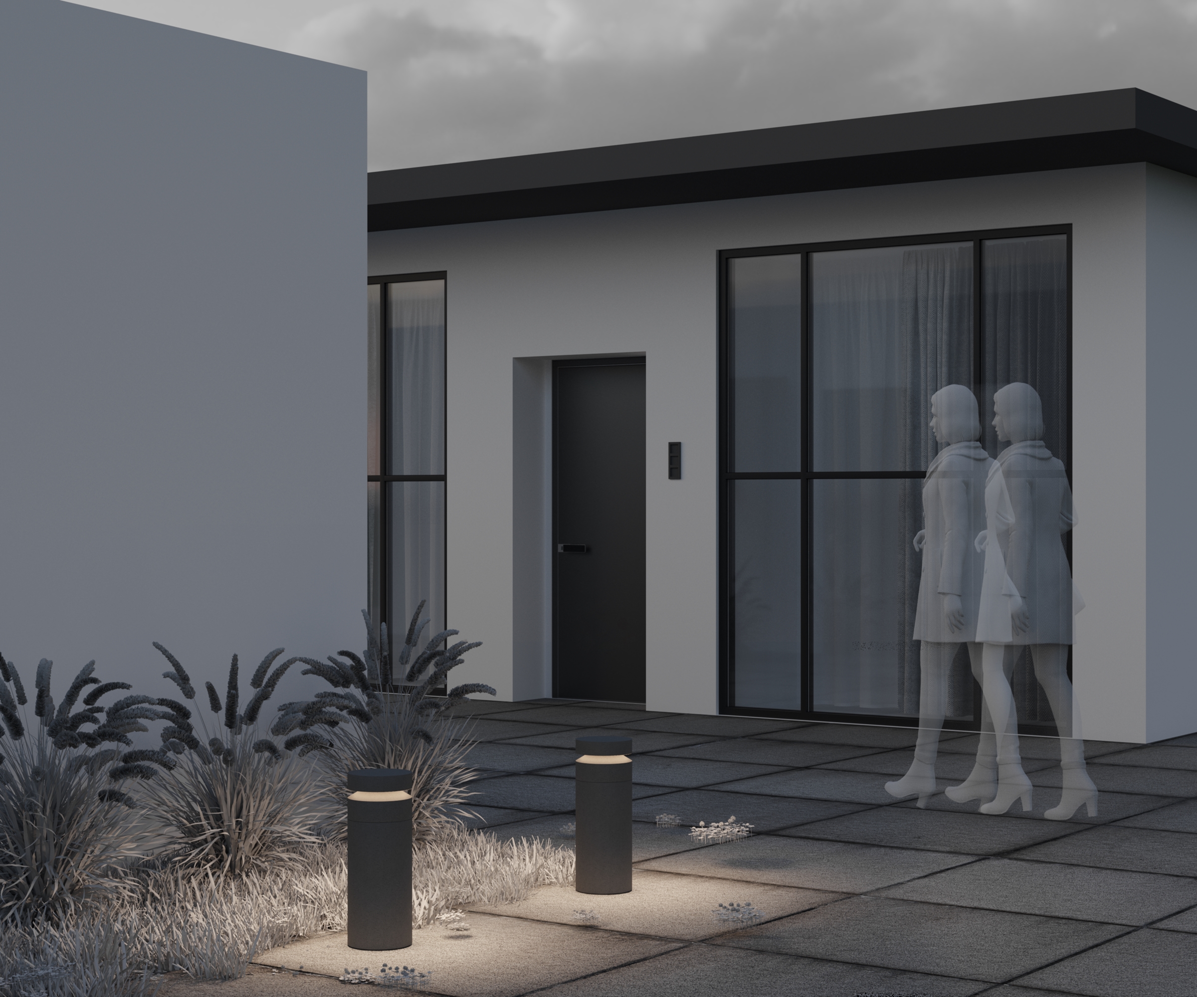 Ландшафтный светильник Betone 3000К 20Вт IP 65 Ландшафтный светильник Outdoor O469FL-L20CM3K — изображение 4