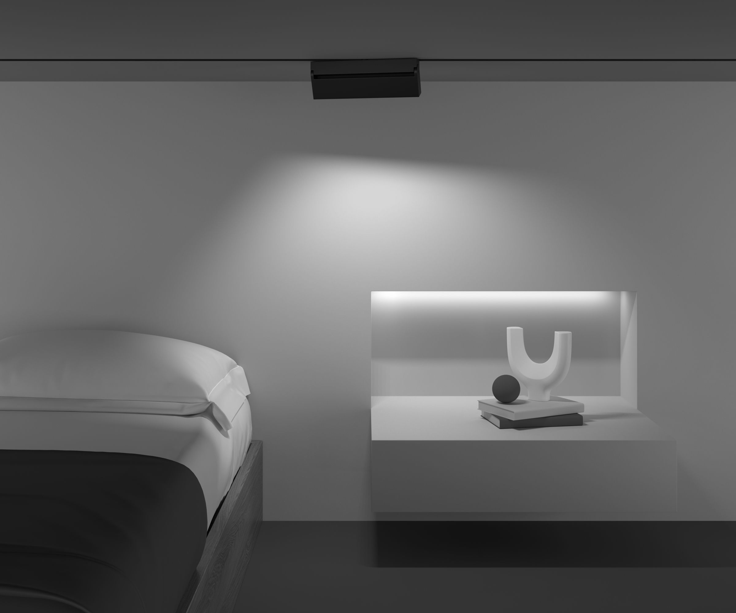 Трековый светильник Points Rot Gravity 4000K 20Вт 30° Трековый светильник Technical TR077-2-20W4K-B — изображение 2