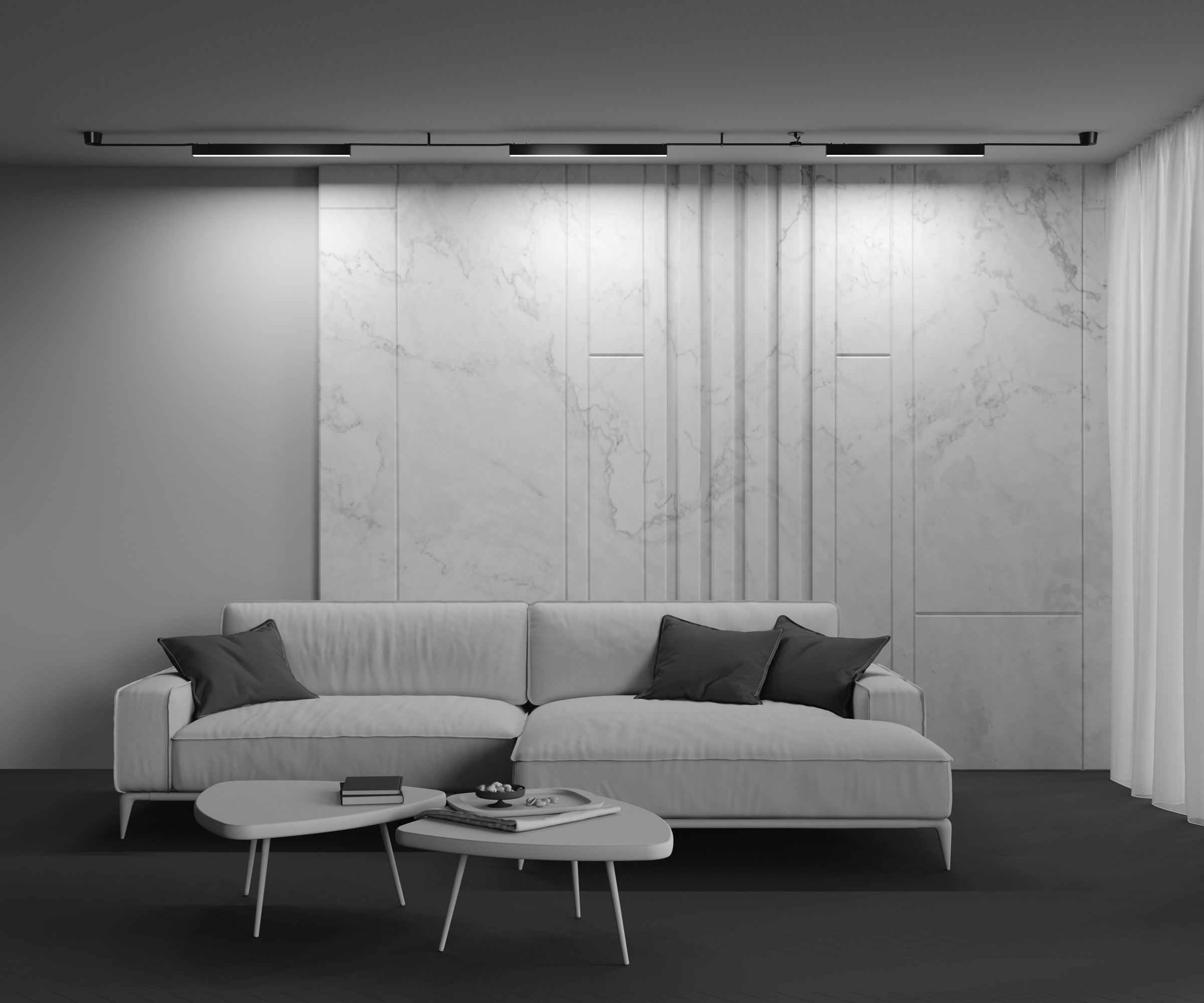 Подвесной светильник Basis Parity 4000K 24Вт 120° черный Подвесной светильник Technical TR129B-24W4K-B — изображение 2