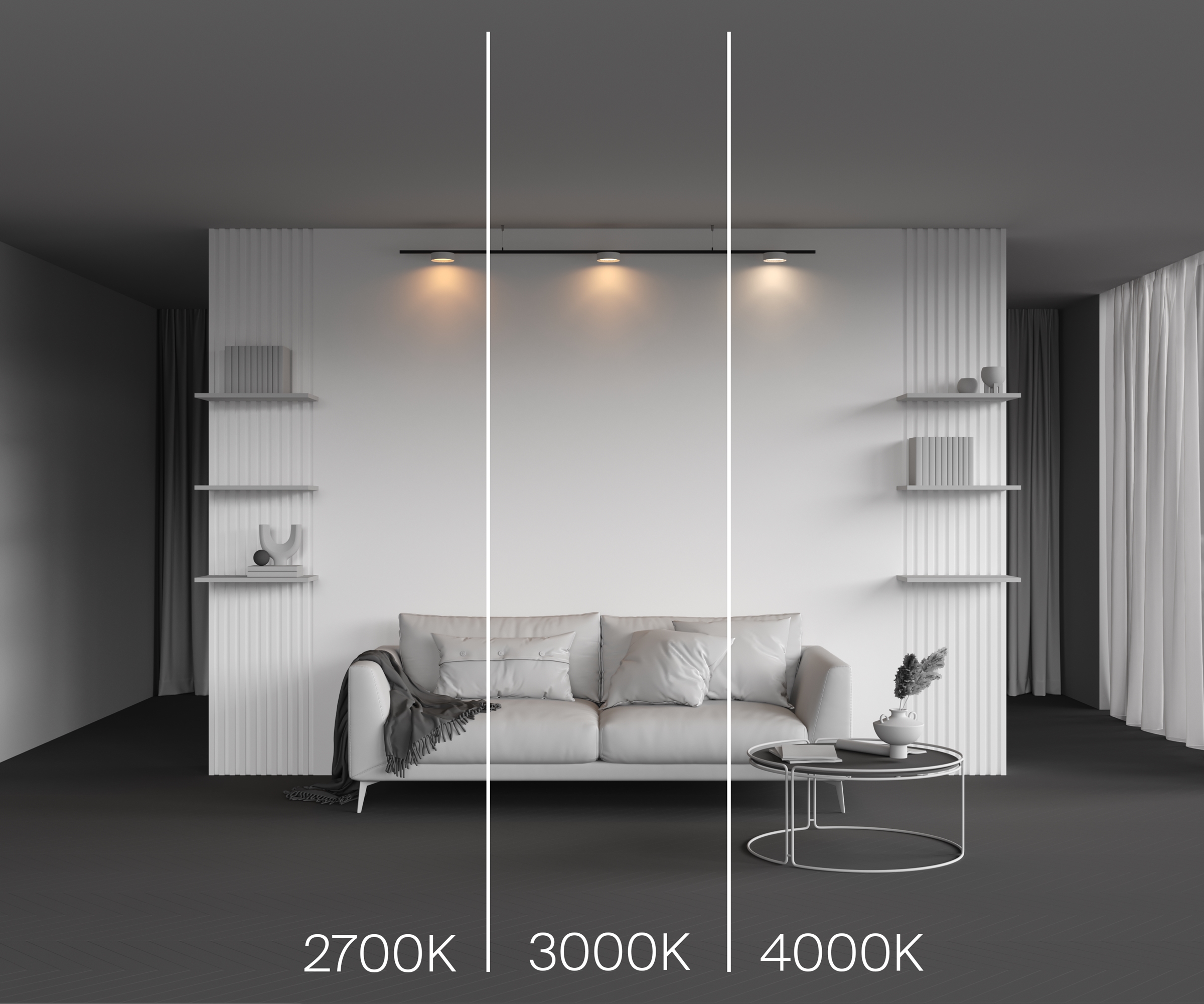 Трековый светильник Zon Levity 3000К 12Вт 100° Трековый светильник Technical TR189-1-12W3K-BW — изображение 4