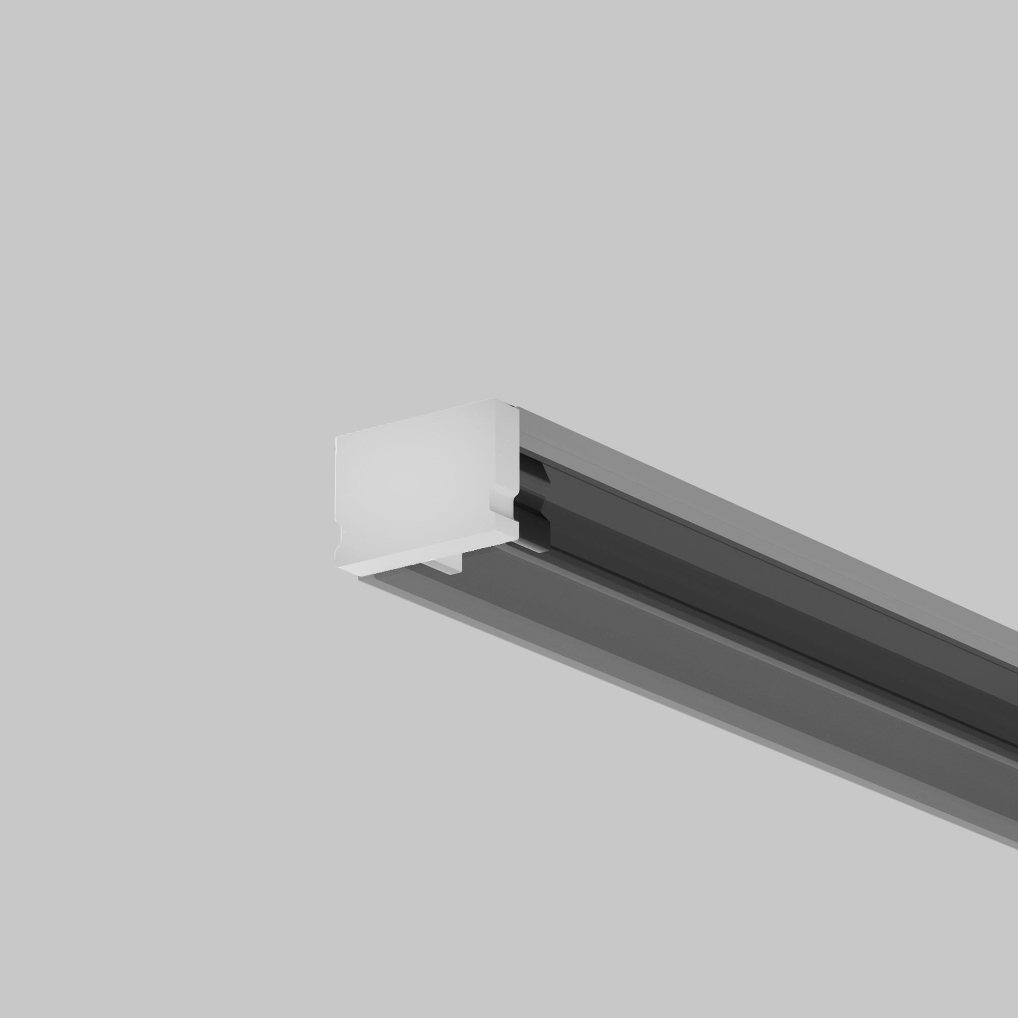 Комплект заглушек (для профиля ALM-1007-S-2M) 2 шт. Комплектующие для профиля Led Strip 642010 — изображение 2